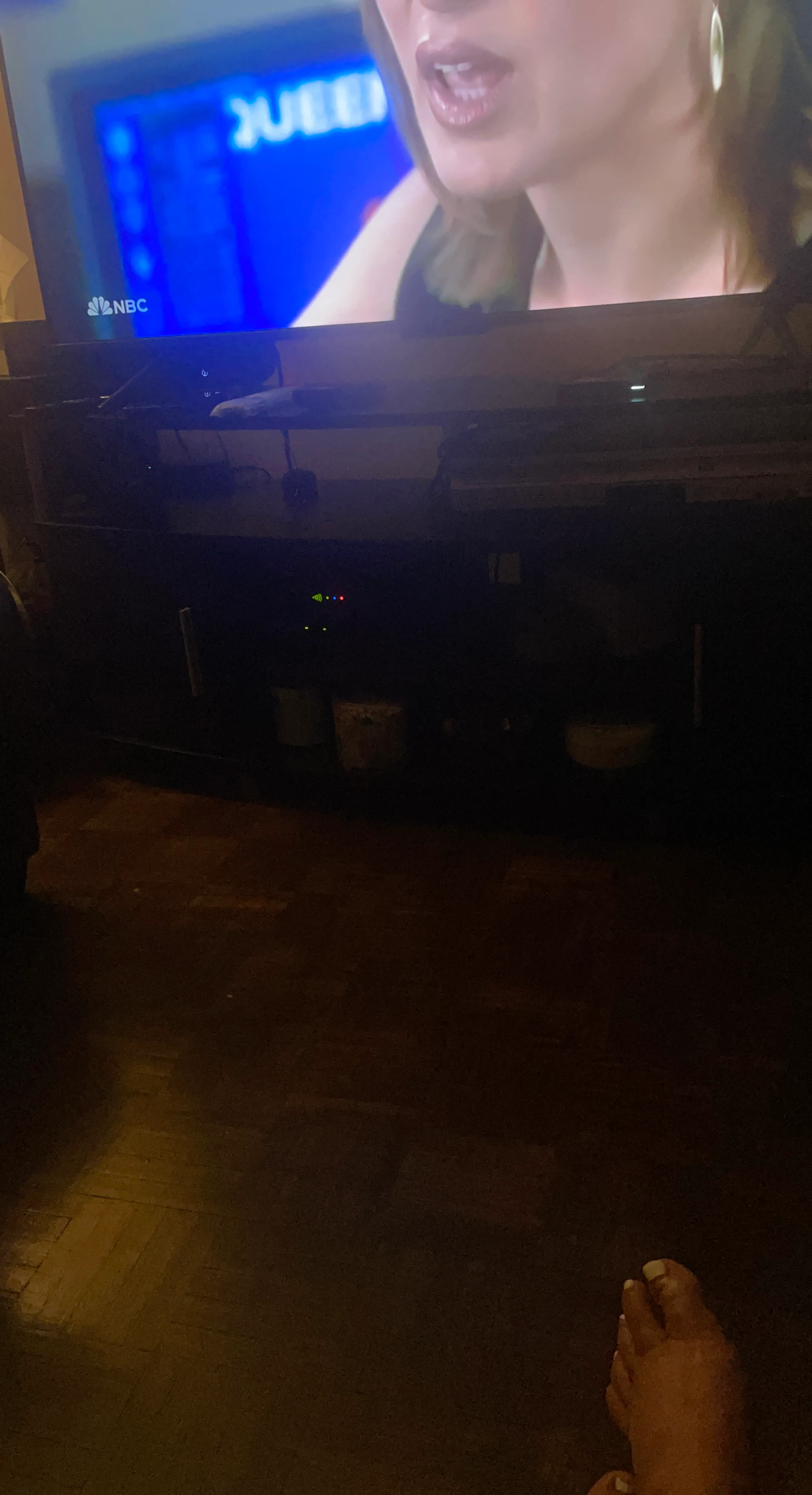 Black TV Media Console