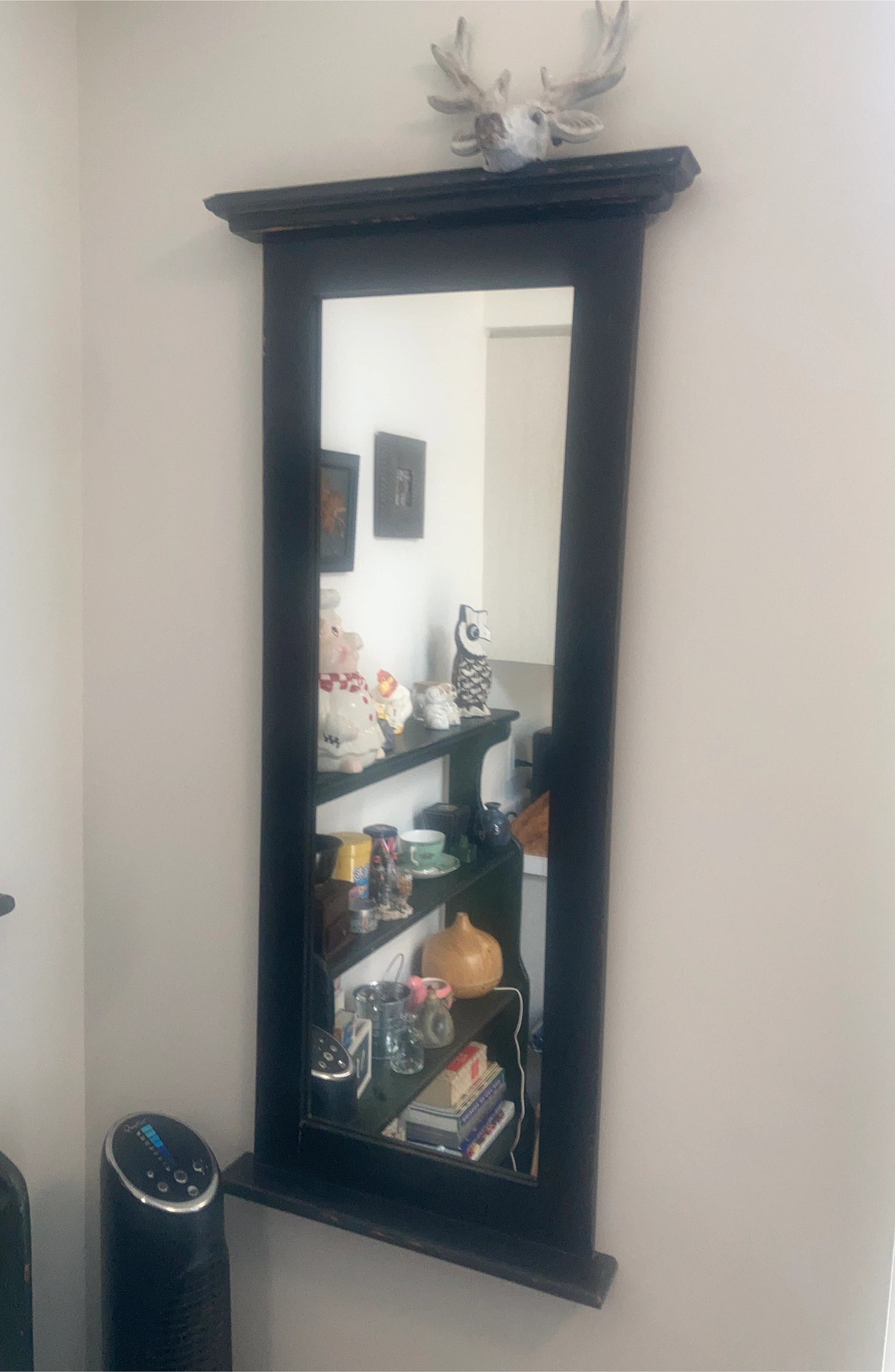 Black Framed Wall Mirror
