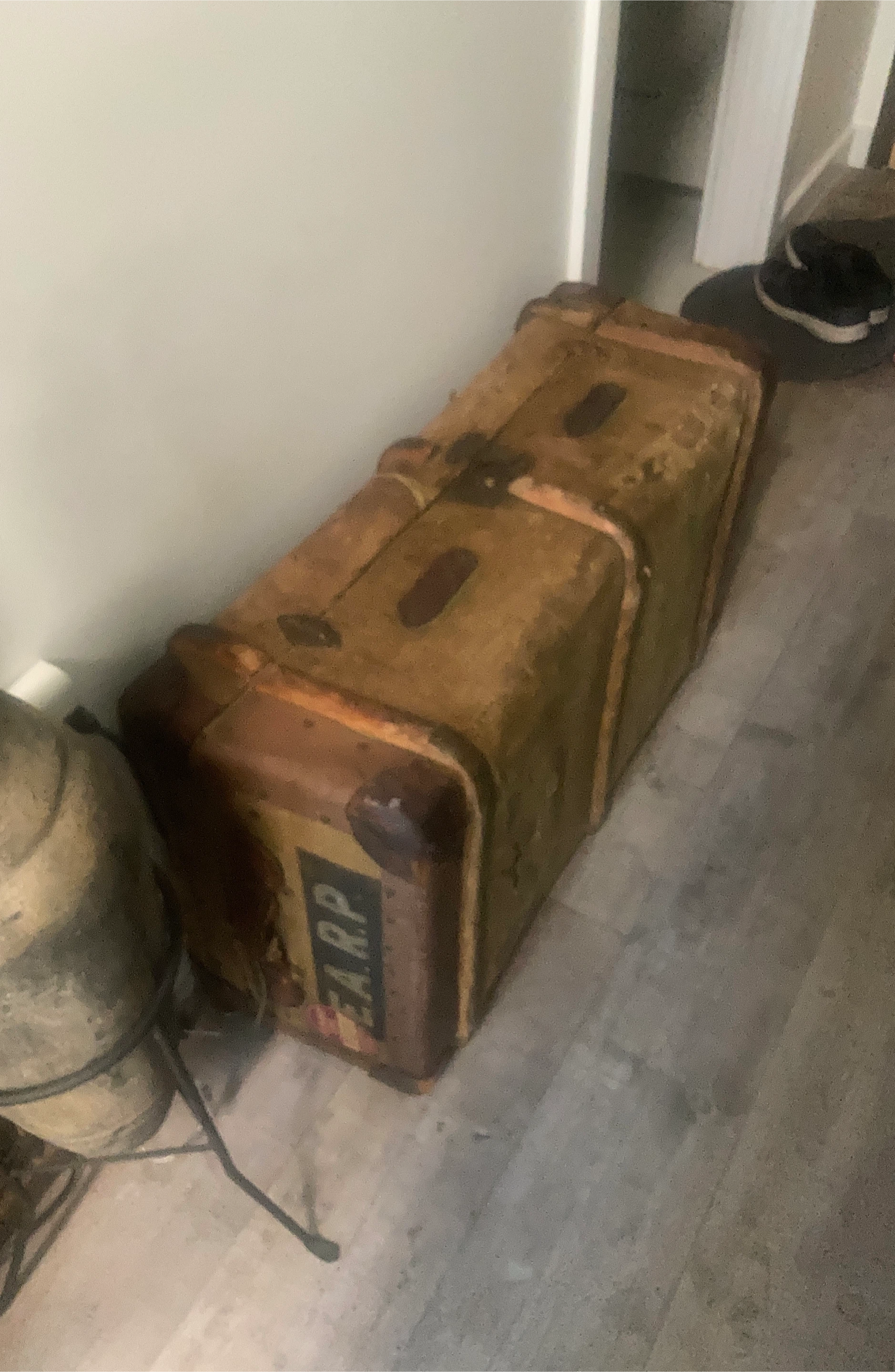 Vintage E.A.R.P. Steamer Trunk