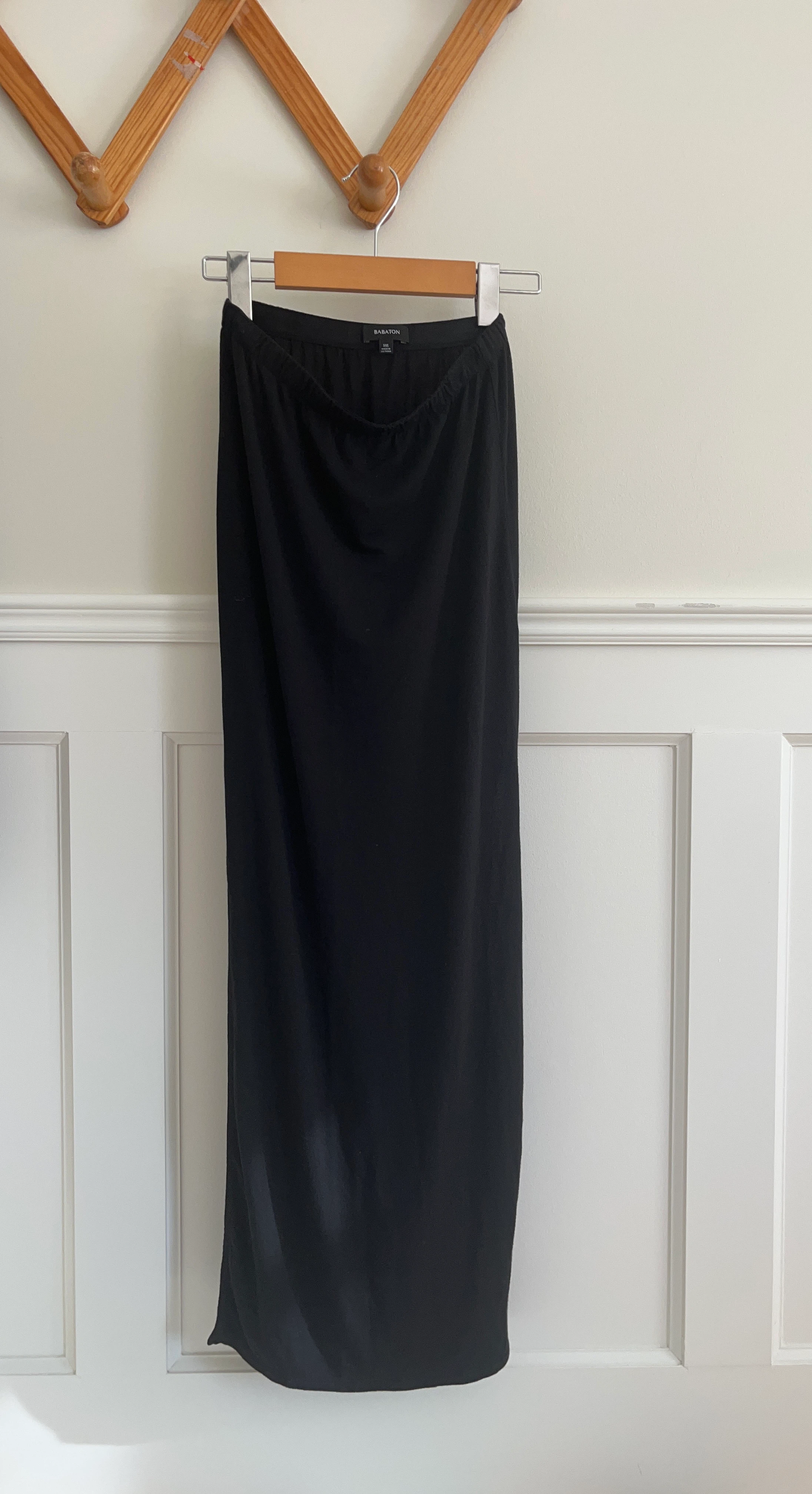 Babaton Black Maxi Skirt