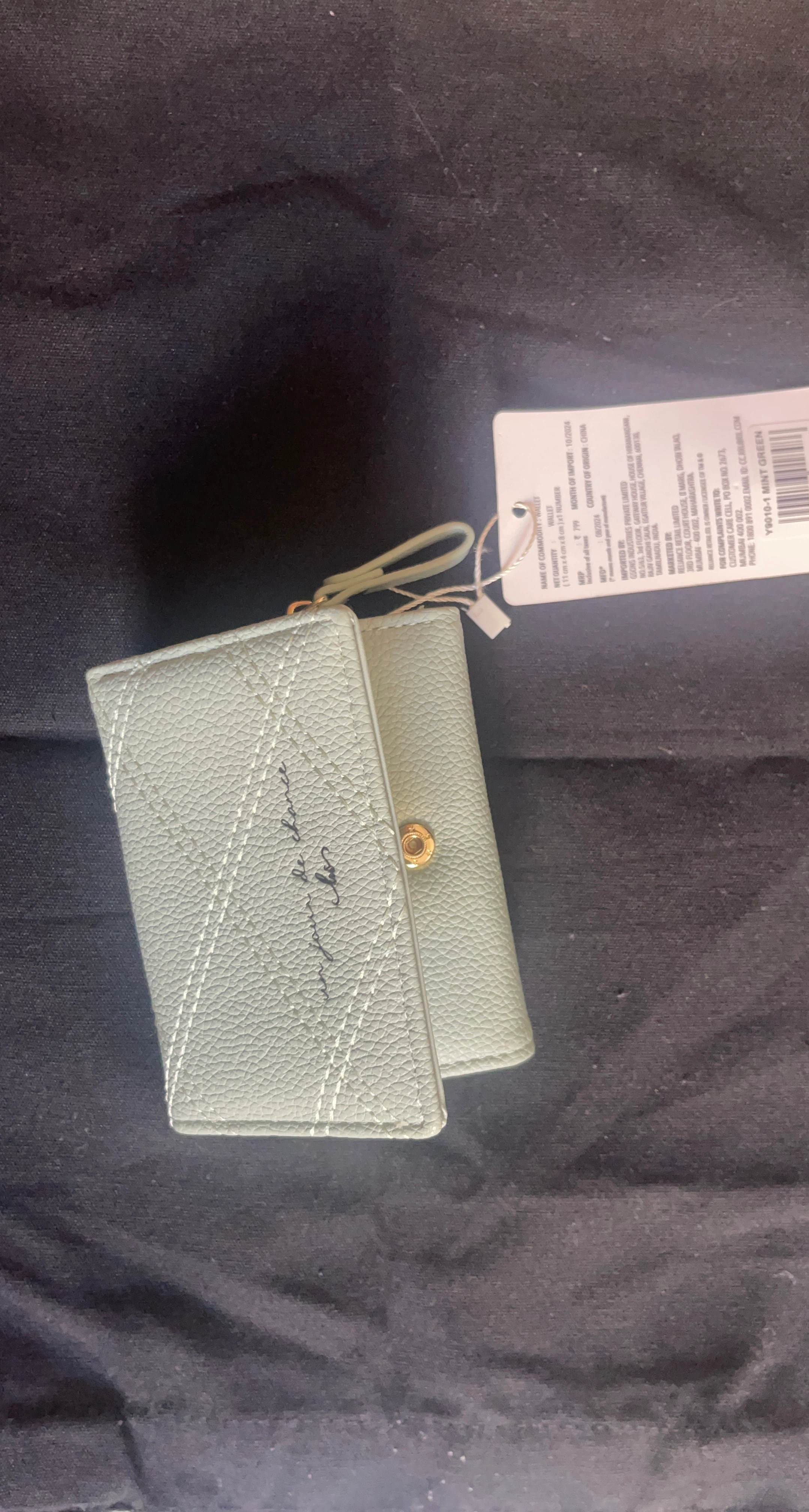 Mint Green Trifold Women's Wallet