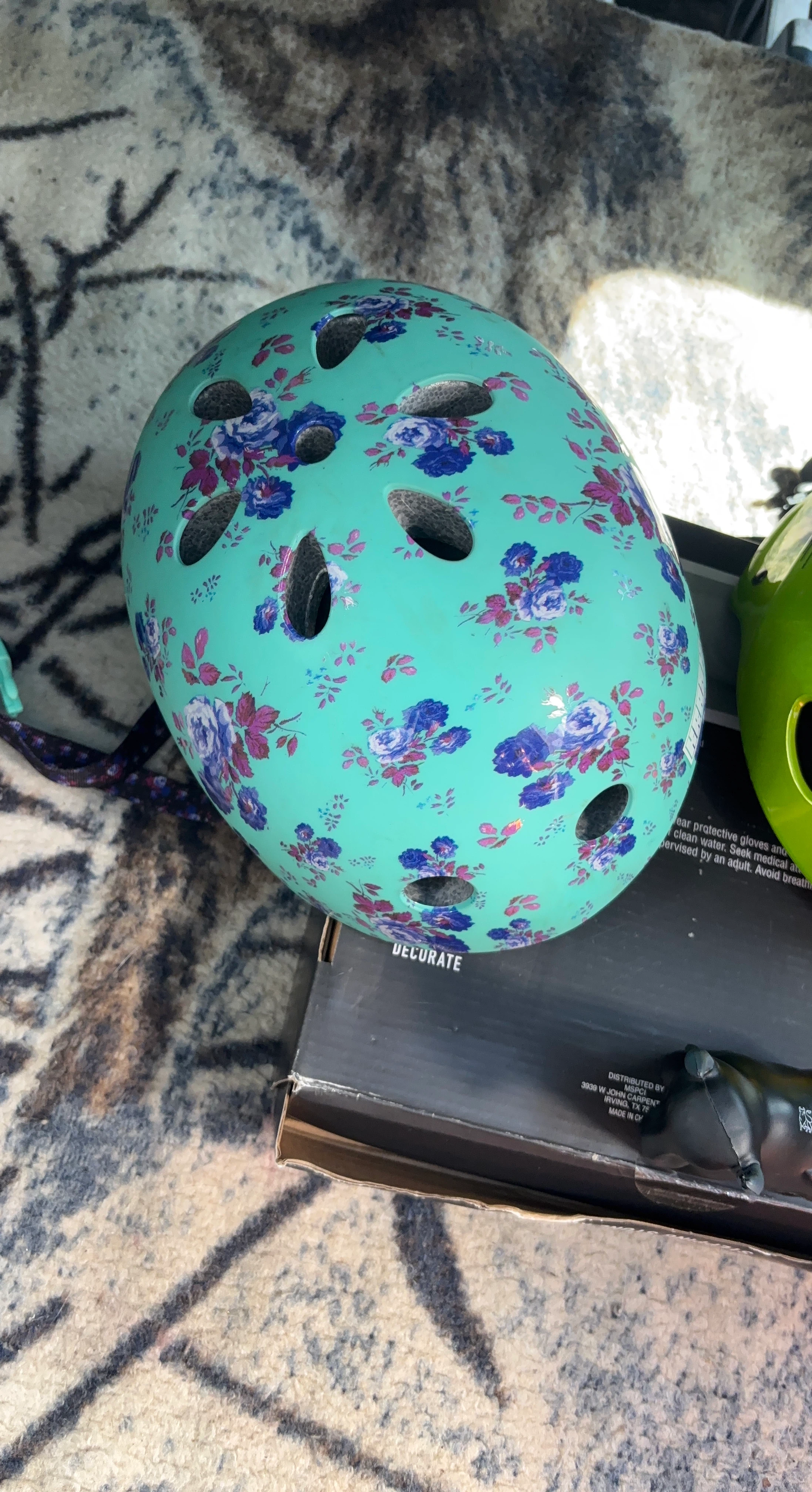 Floral Protective Helmet