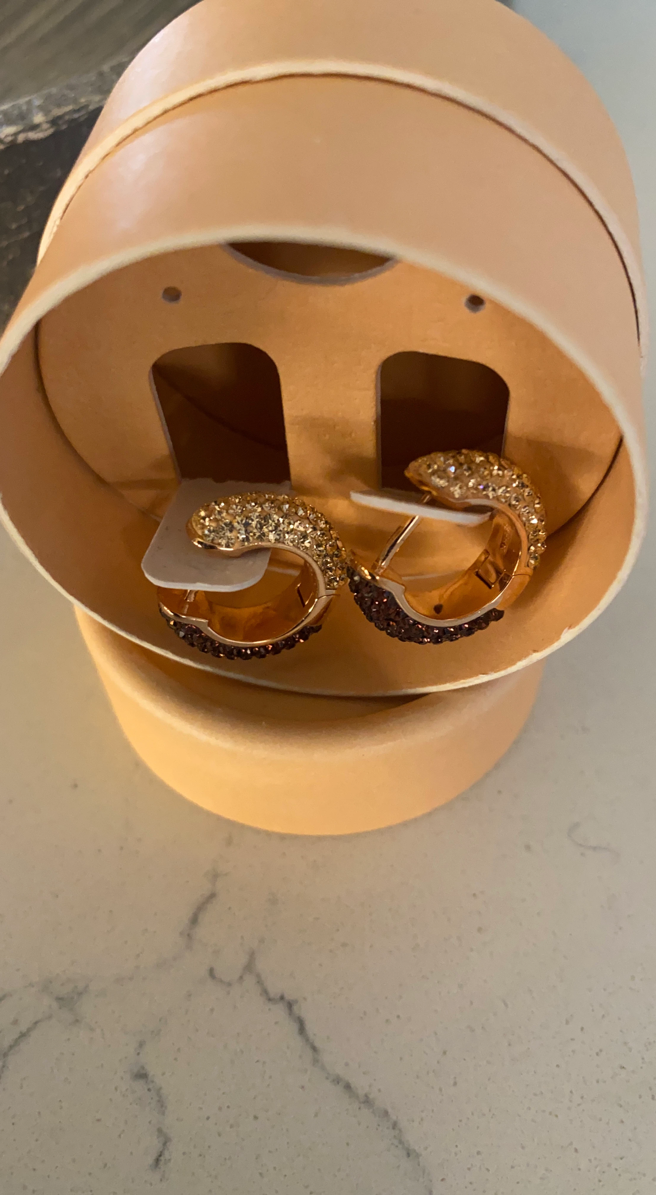 Hillberg & Berk Small Sparkle Reversible Hoop Earrings