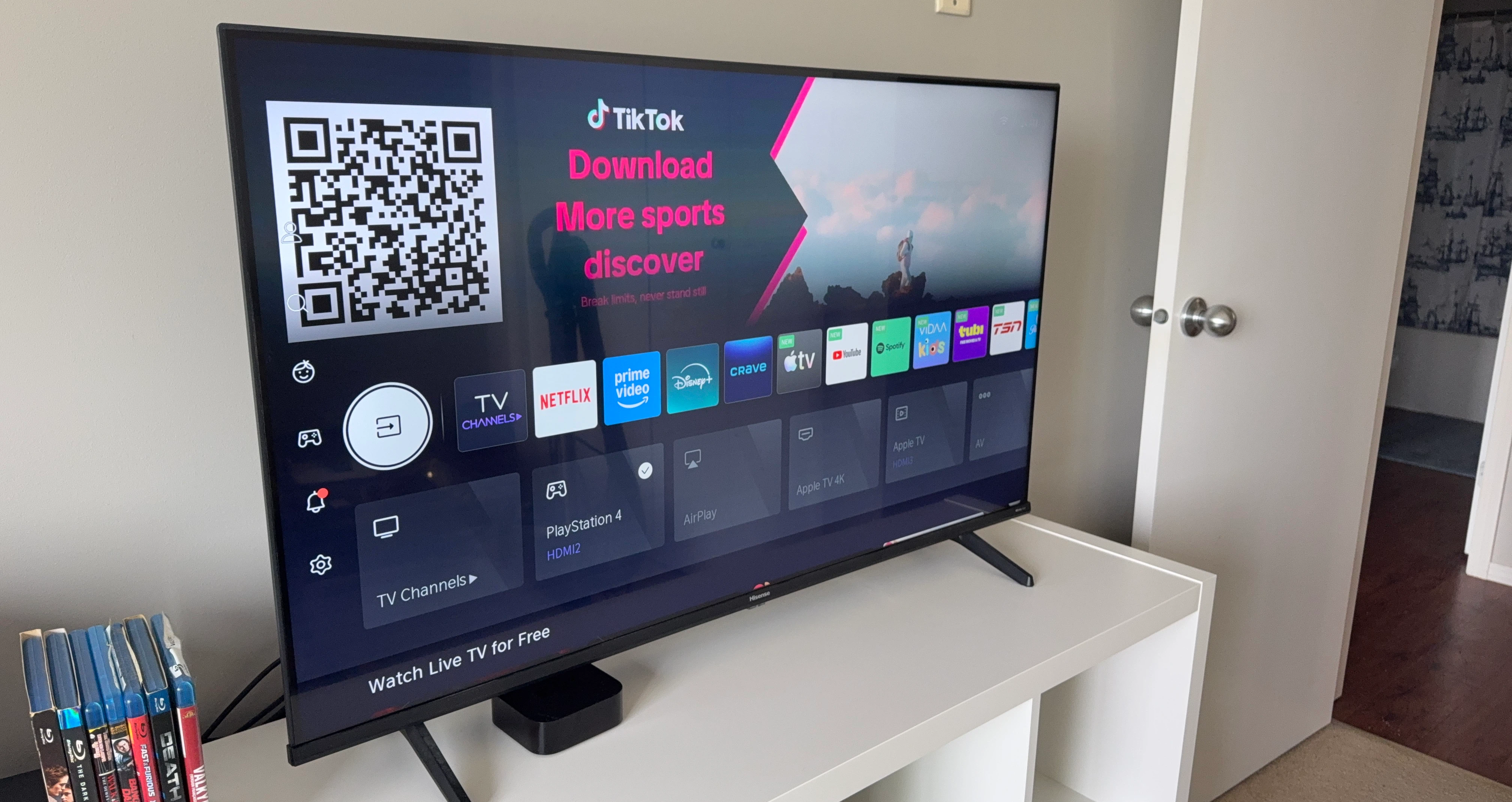 Hisense 43” A6KV Smart TV with 4KHDR and Dolby Vision