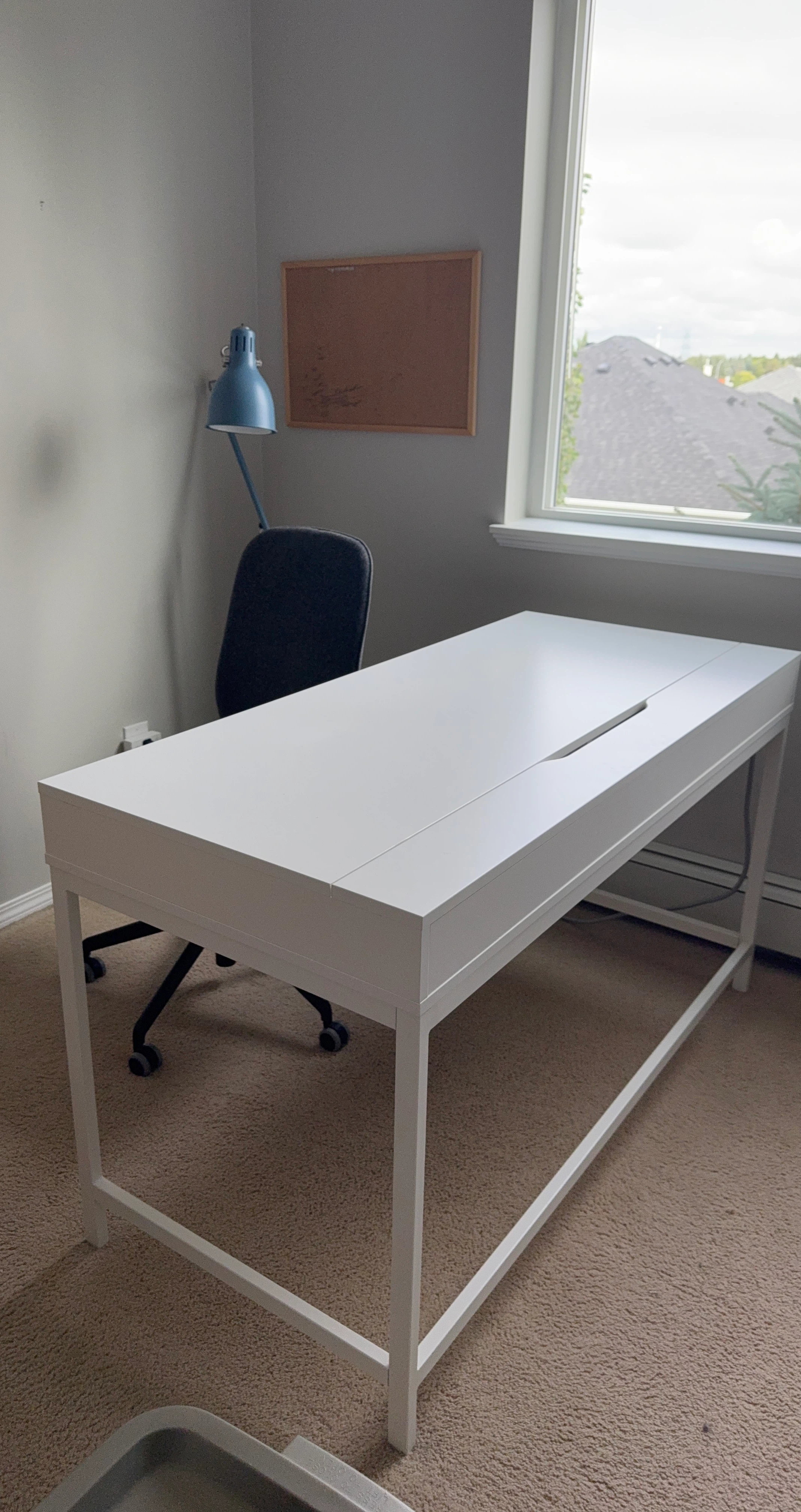 White IKEA ALEX Desk