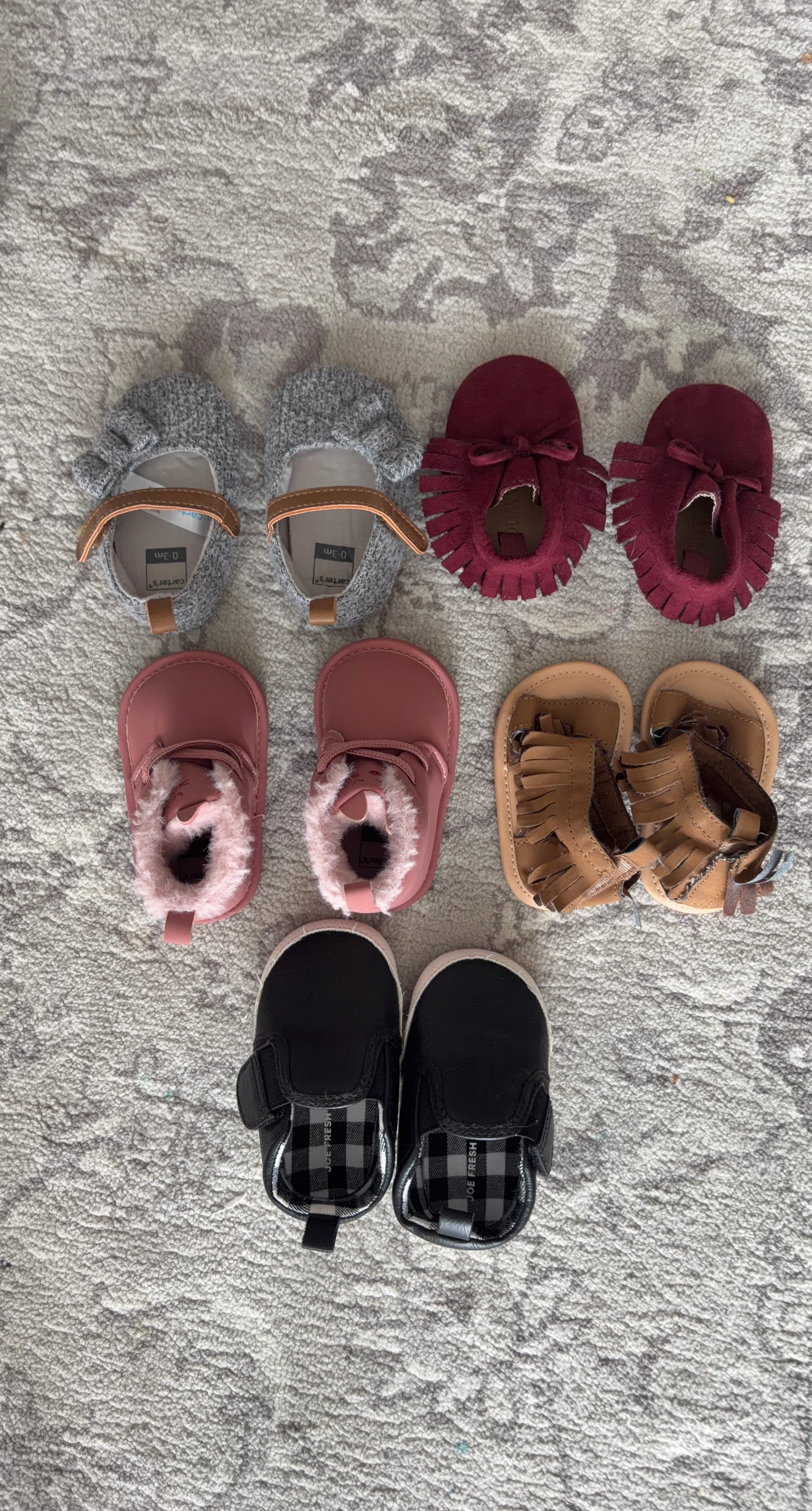Baby Shoes Bundle 0-3 Months