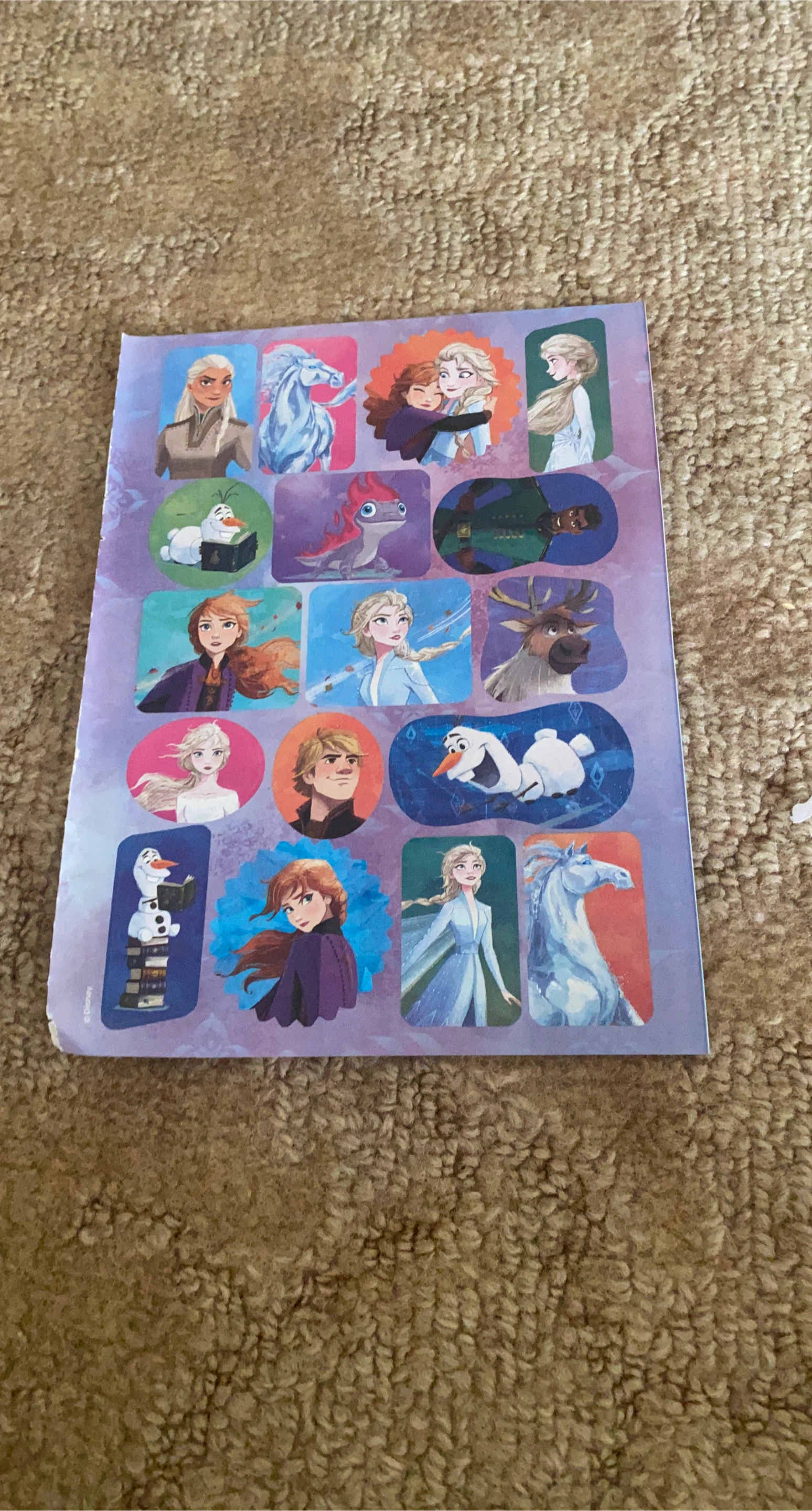 Disney Frozen 2 Sticker Sheet