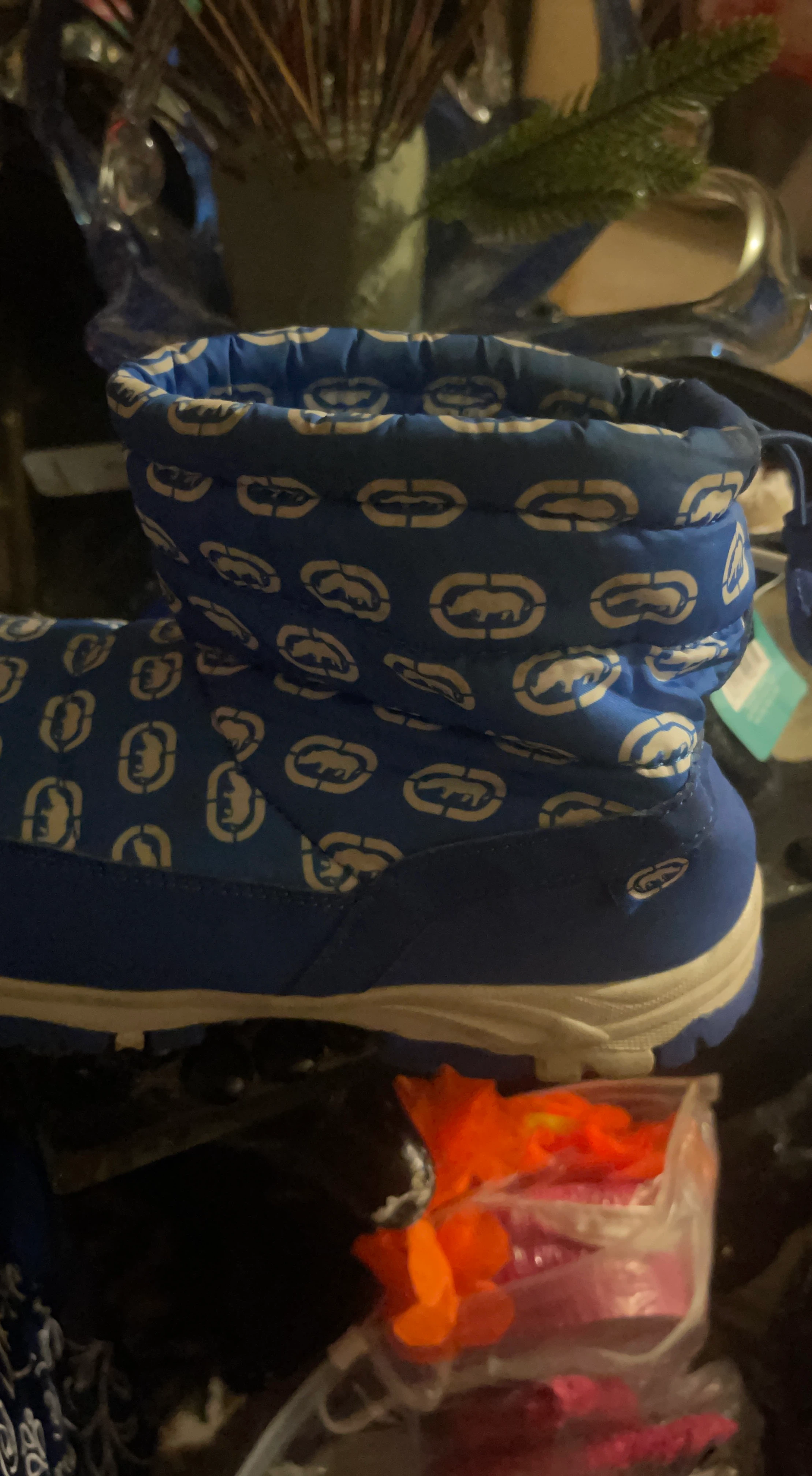 Ecko Unltd. Blue Puffer Boots