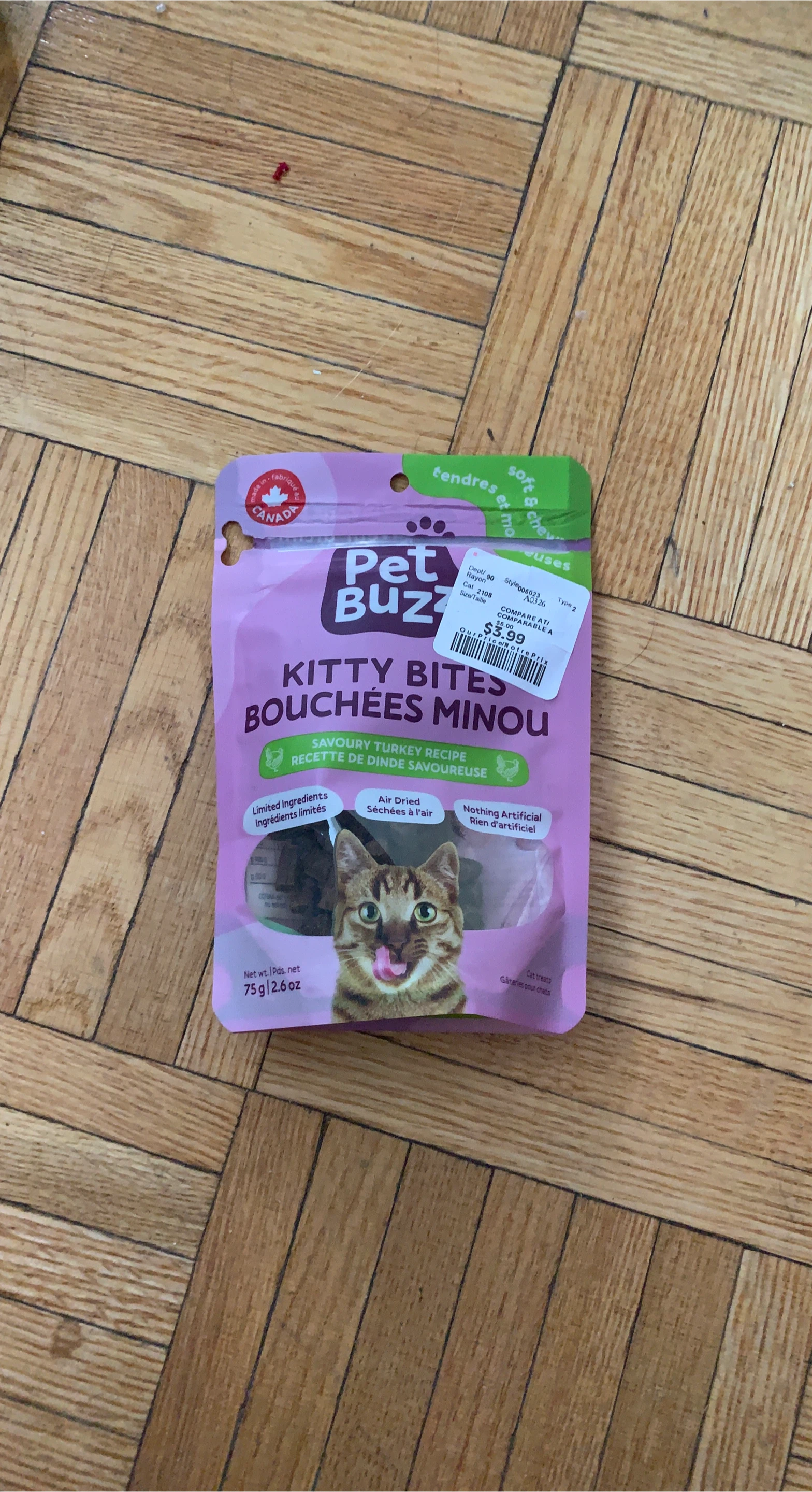 Pet Buzz Kitty Bites Savoury Turkey Recipe