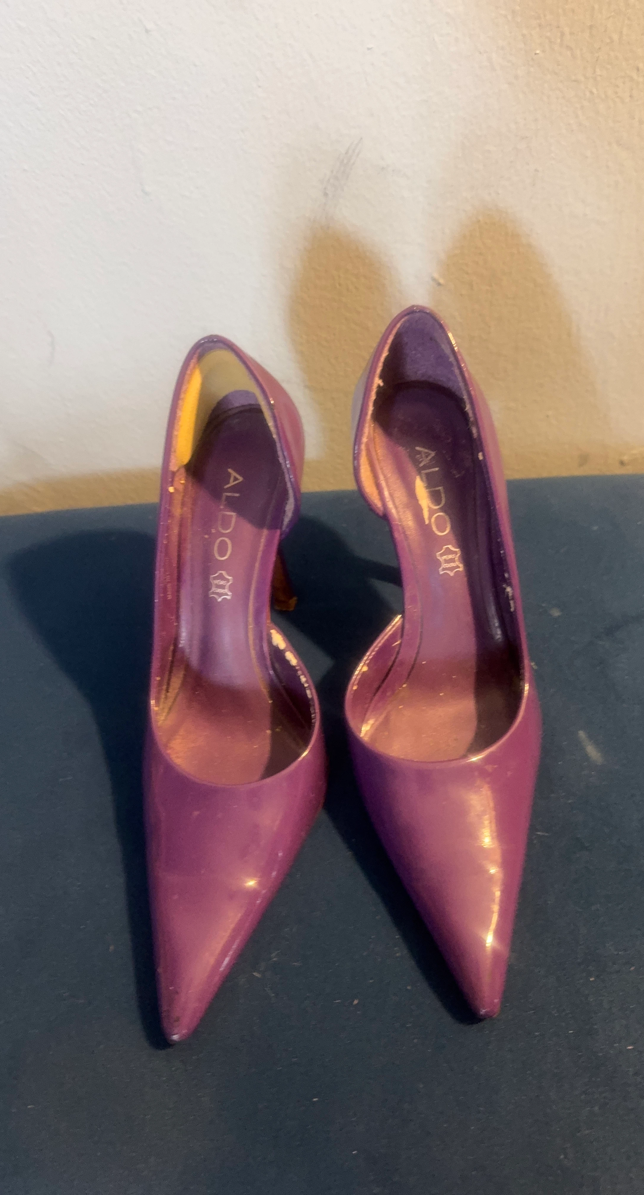 ALDO Purple Pointed Toe Heels