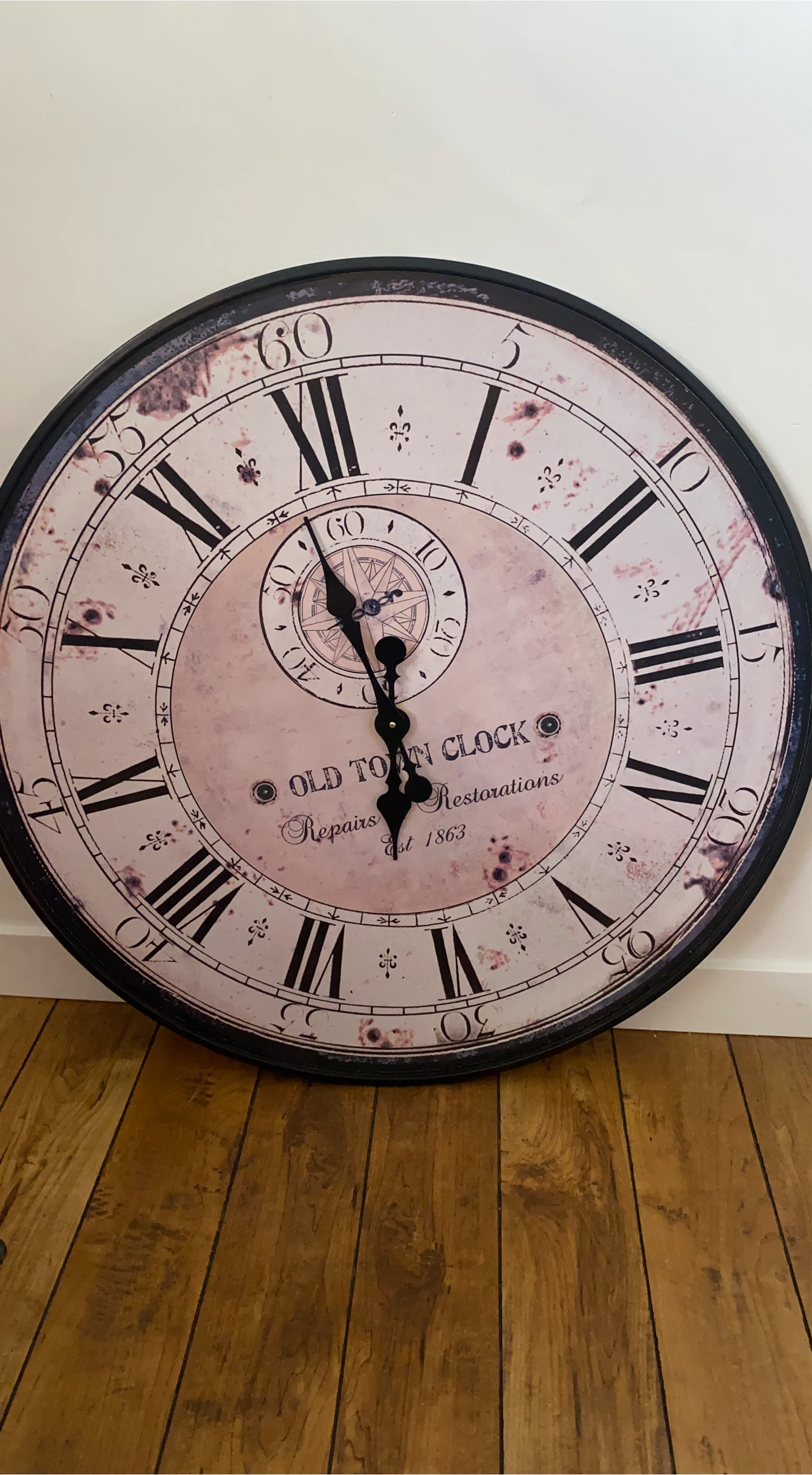 Old Town Clock Wall Clock