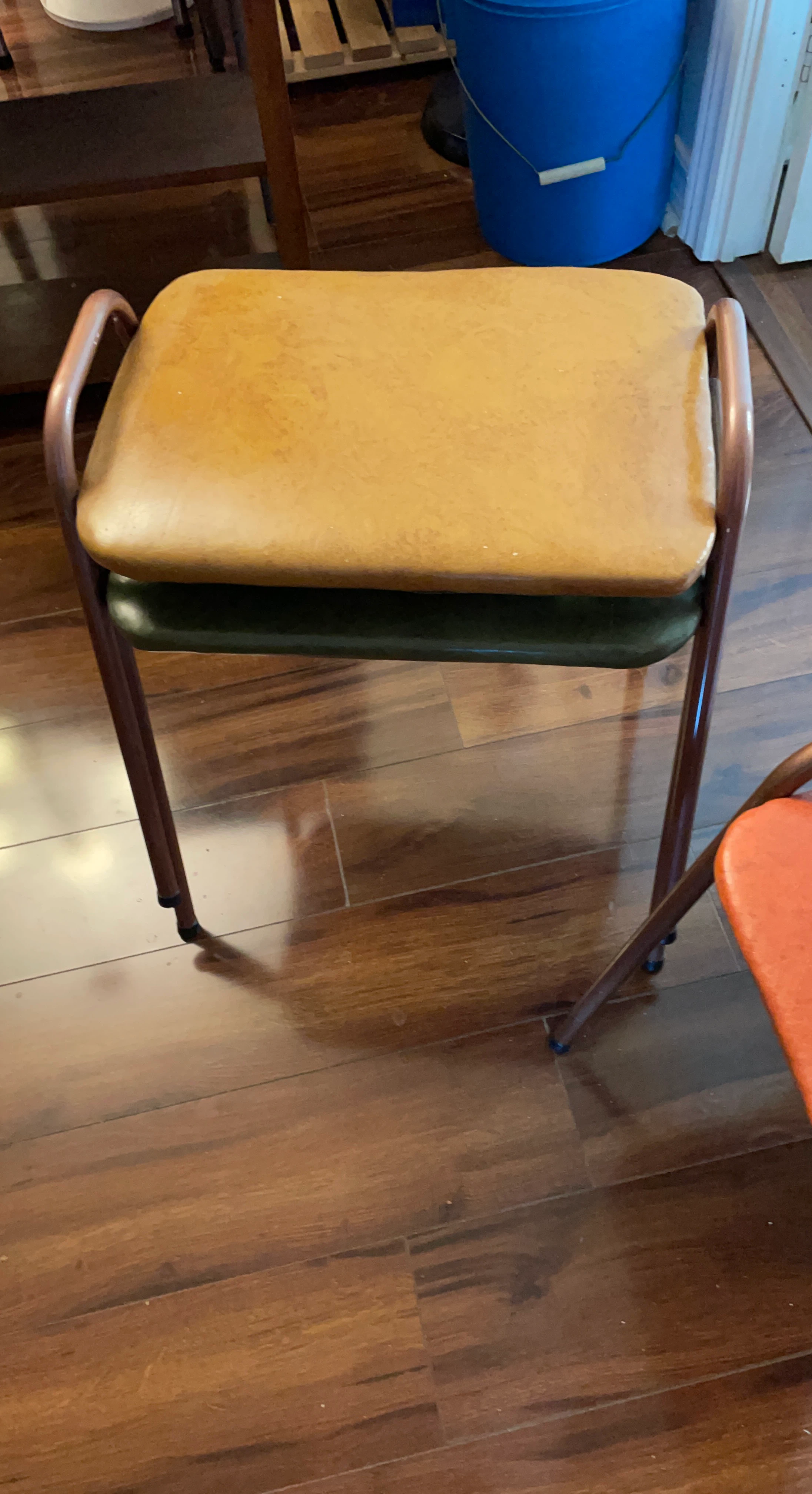 Vintage Mid-Century Stacking Stools - Set of 3