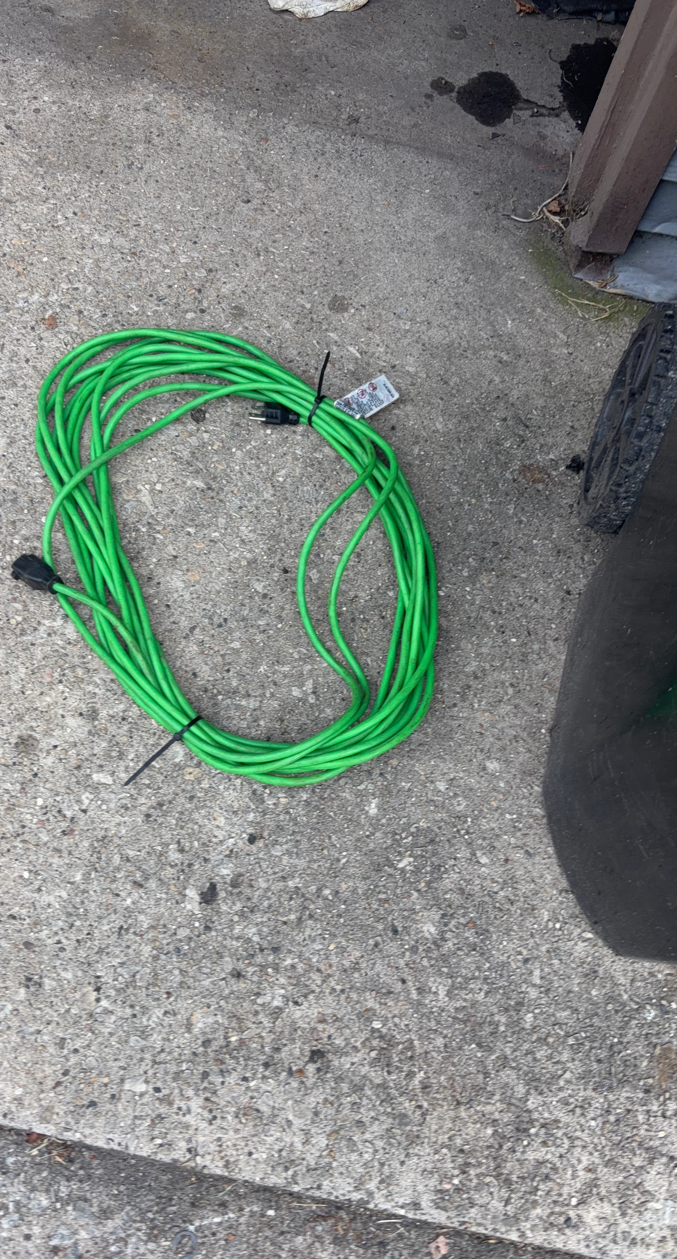 50 foot Green Extension Cord