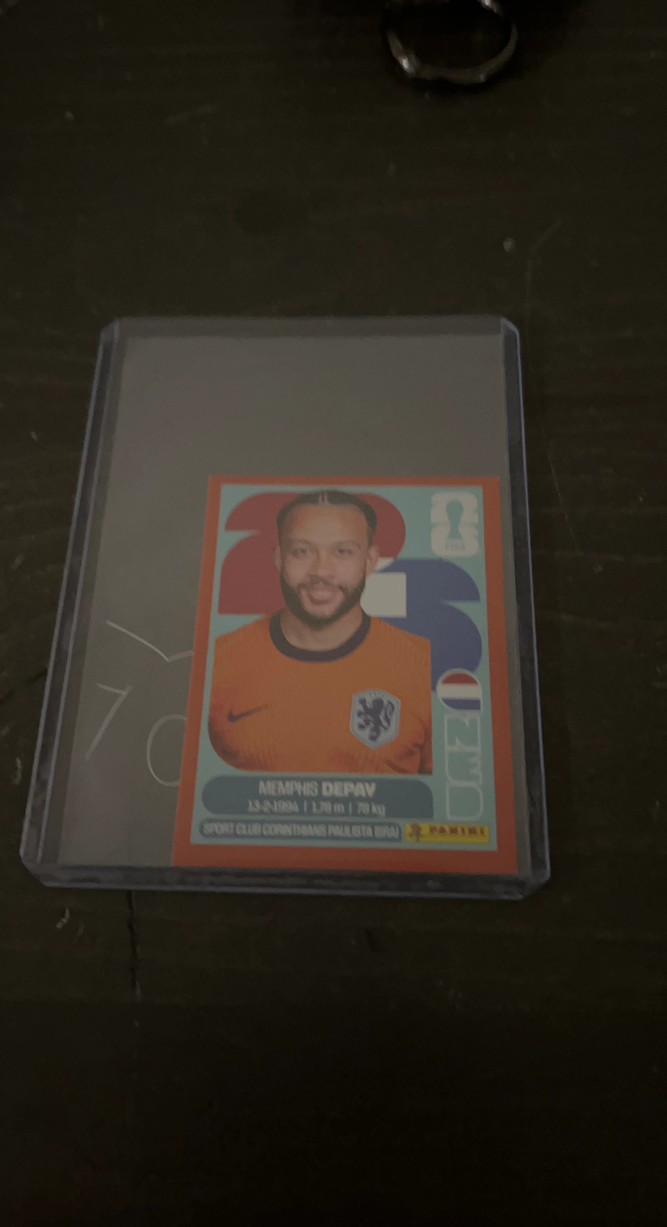 Memphis Depay Panini FIFA World Cup Trading Card