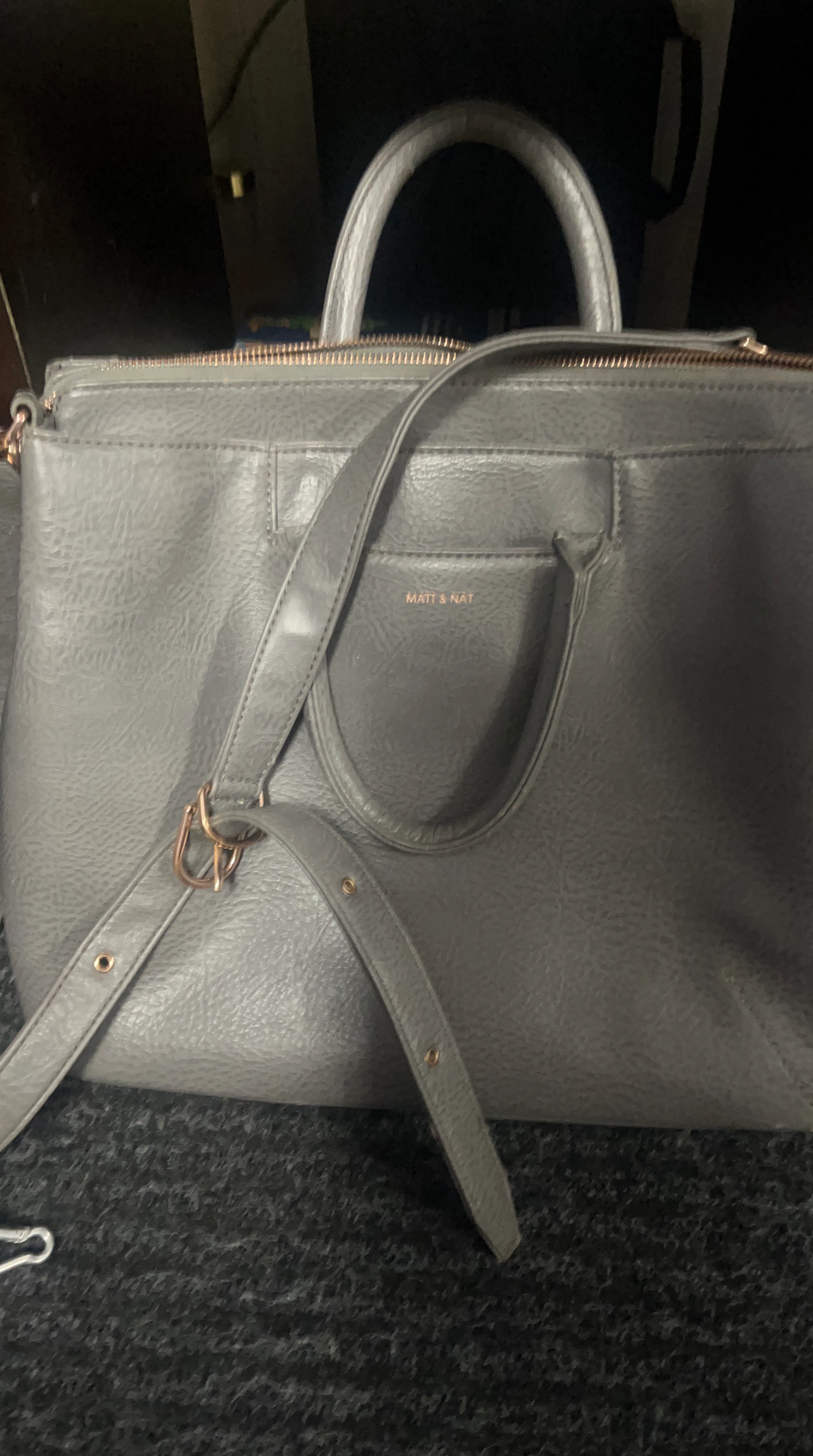 Matt & Nat Grey Tote Bag