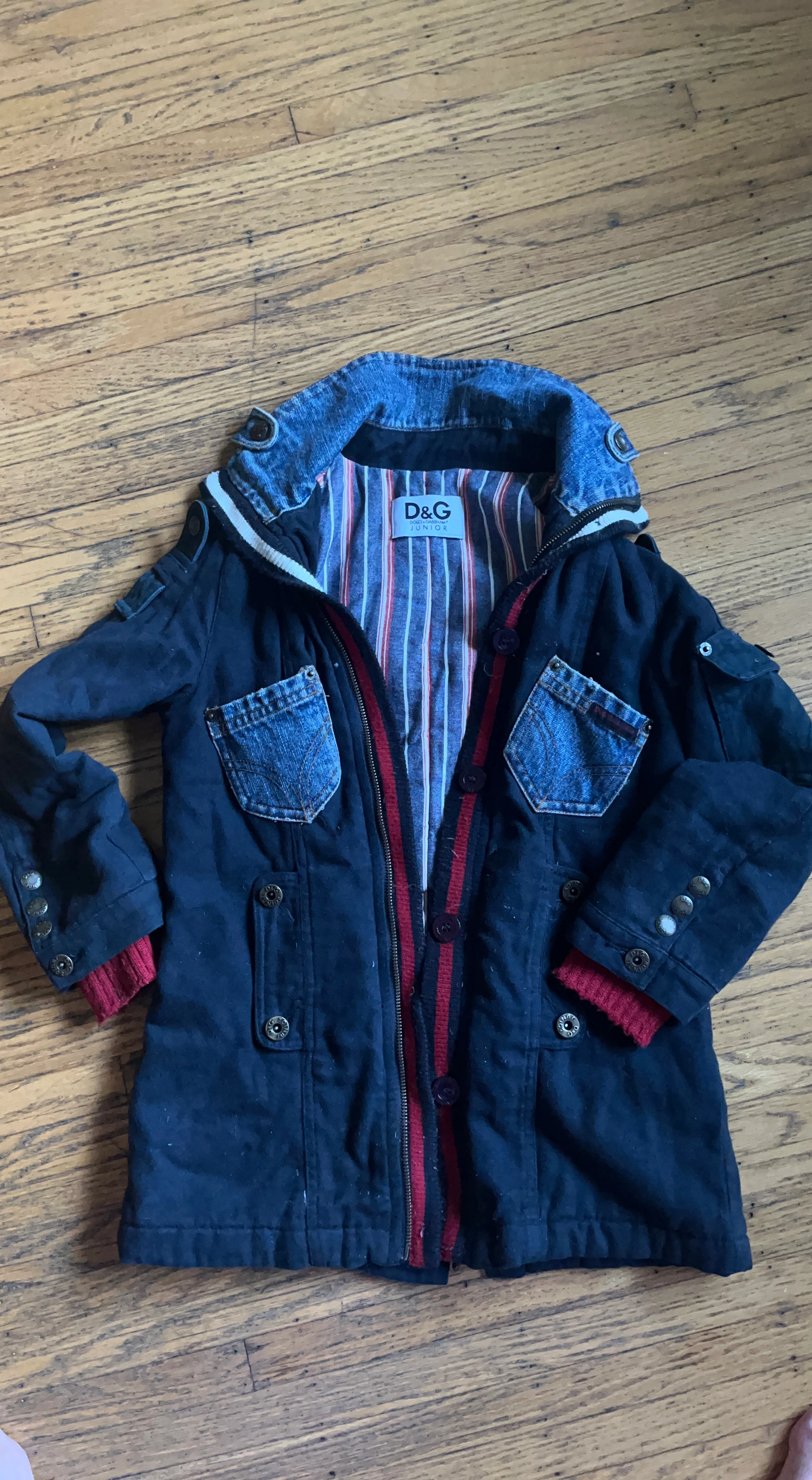 D&G Junior Navy Jacket