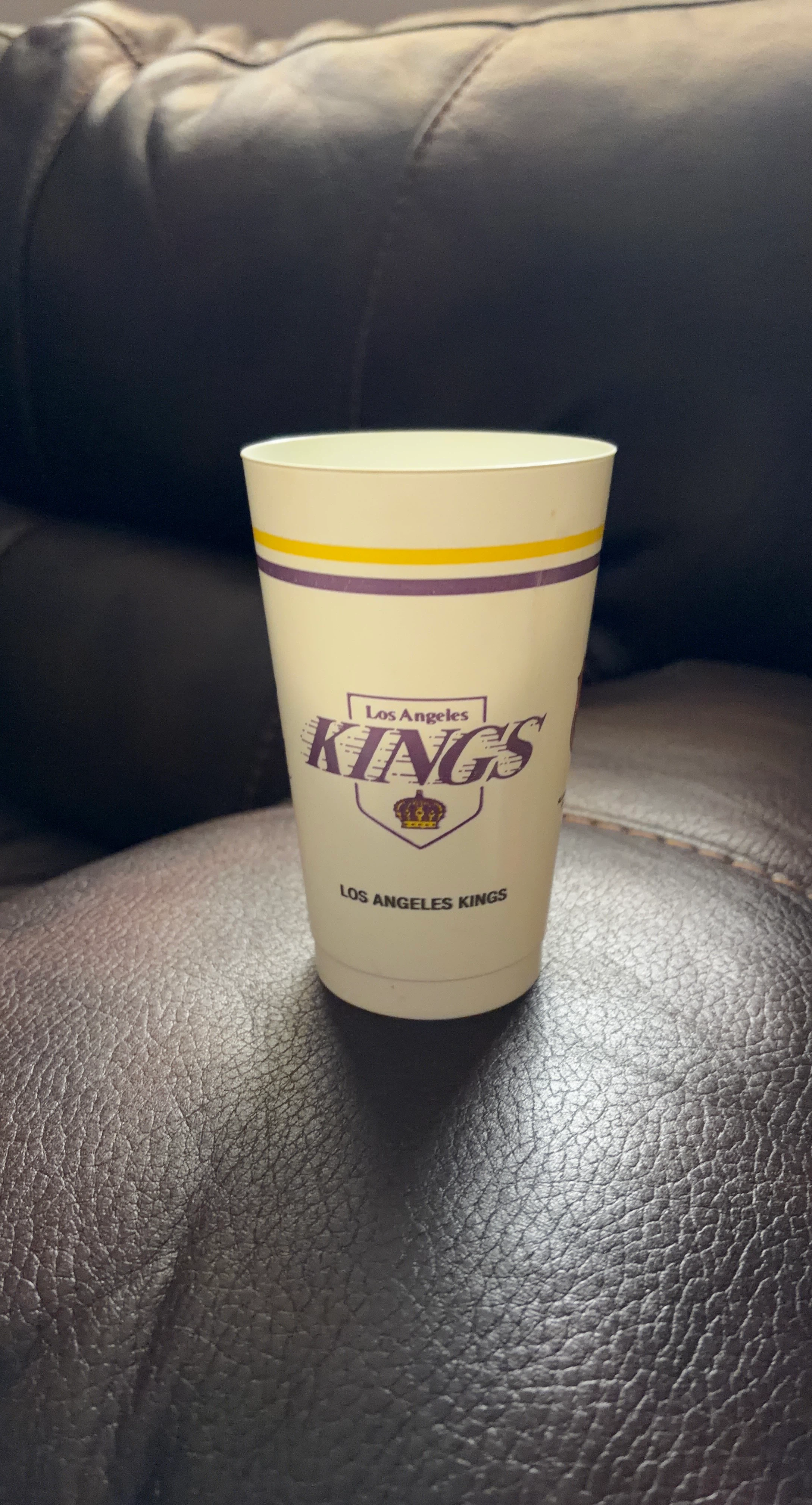 1980's Los Angeles Kings plastic cup