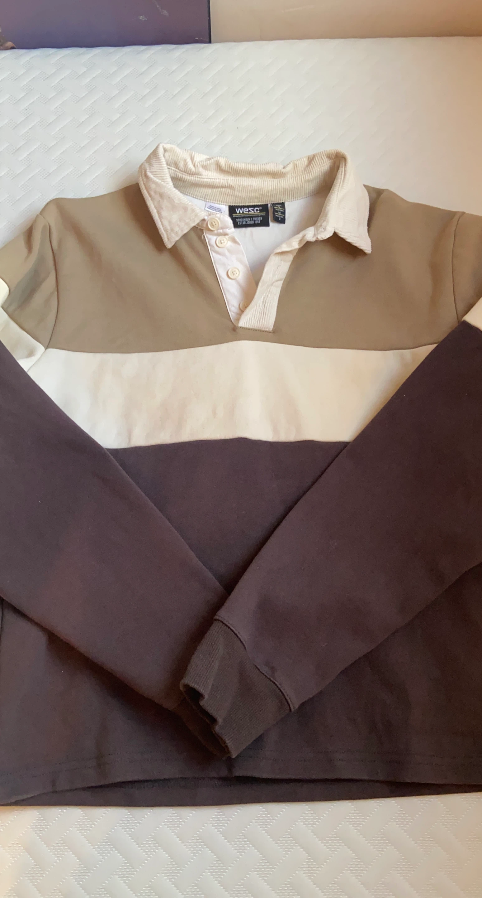 WeSC Colorblock Rugby Polo Shirt