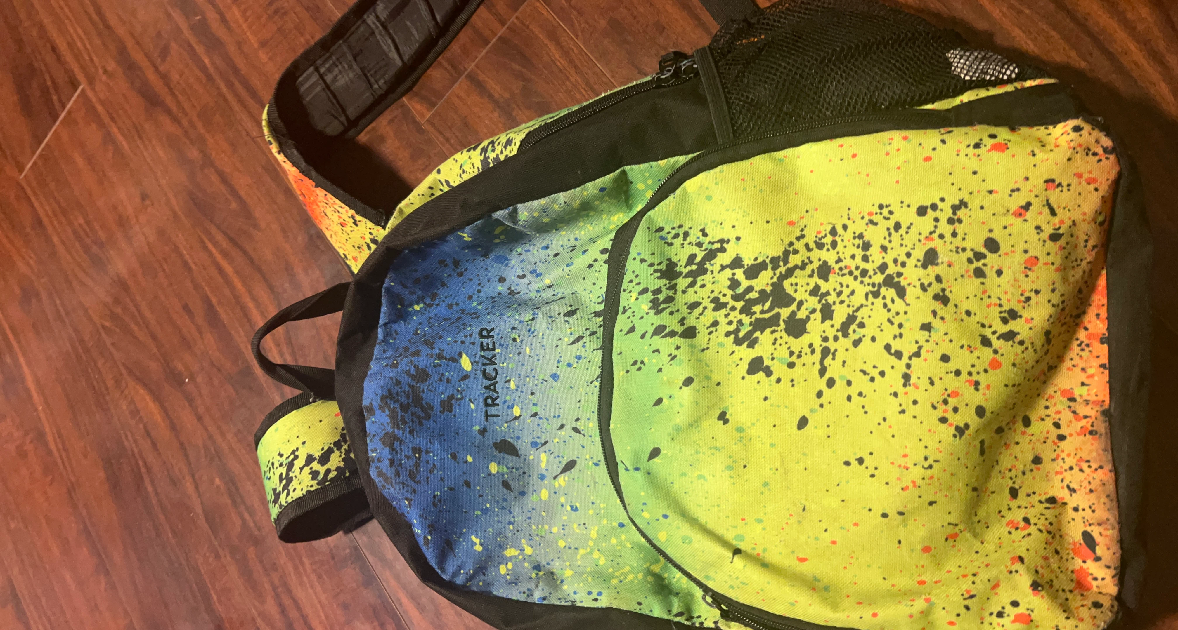 Tracker multi-coloured backpack