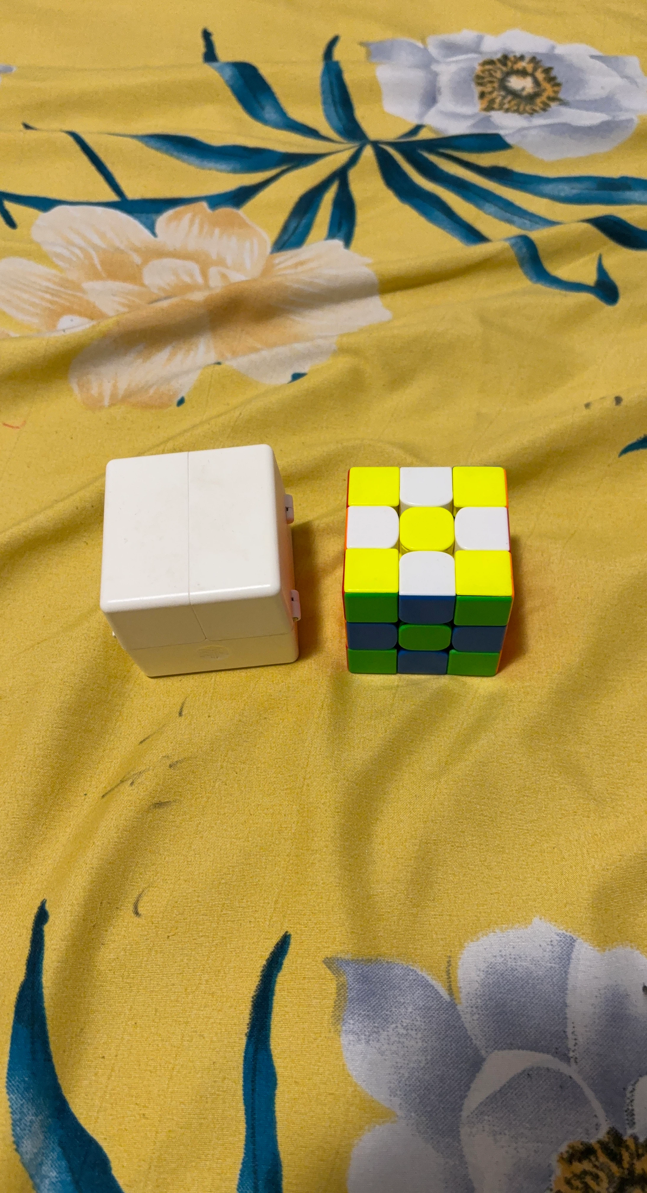 Standard Rubik's Cube with protective case