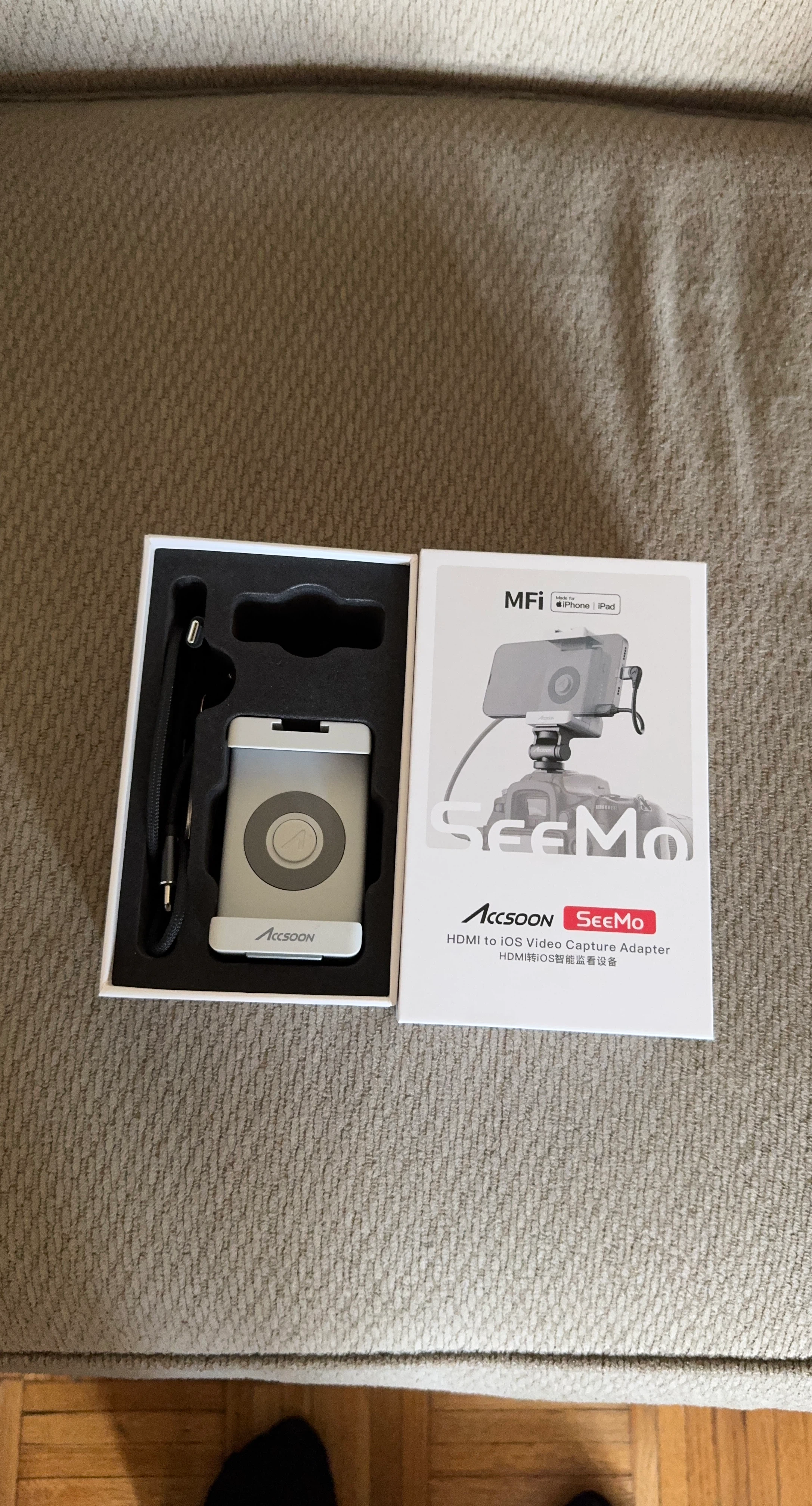 Accsoon SeeMo HDMI to iOS Video Capture Adapter