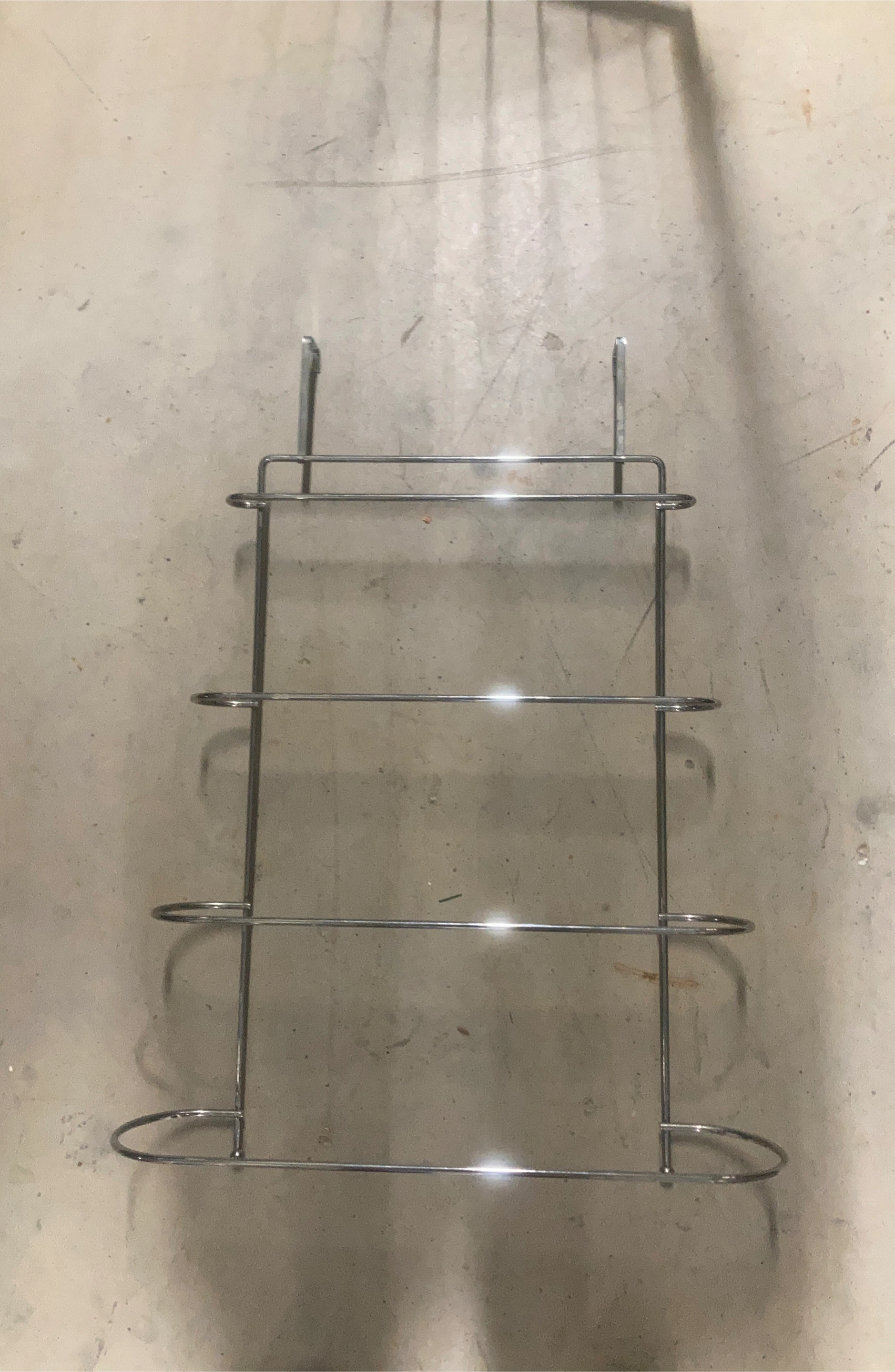 Chrome Over-the-Door Towel Rack