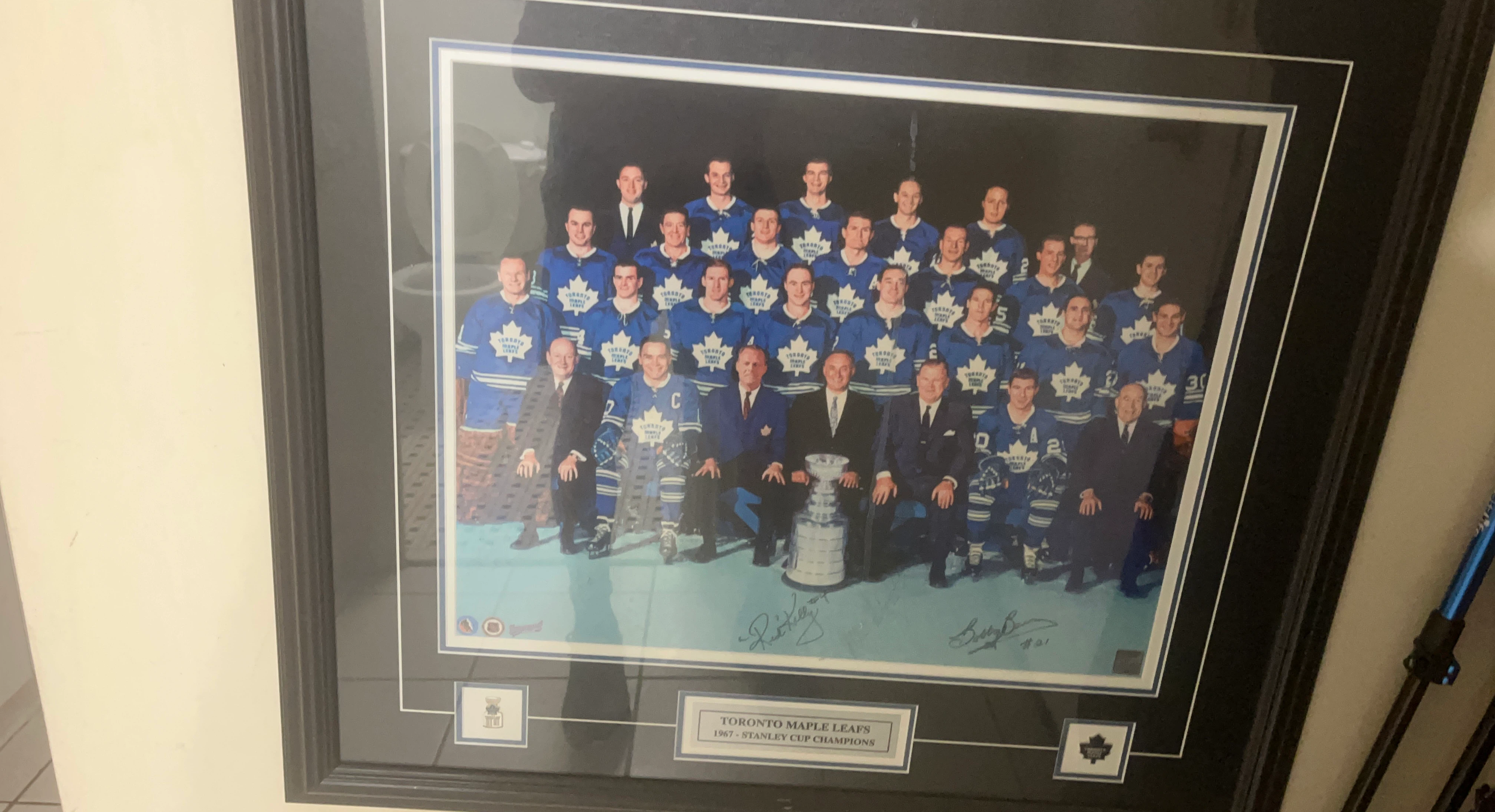 Framed 1967 Toronto Maple Leafs Stanley Cup Champions Photo