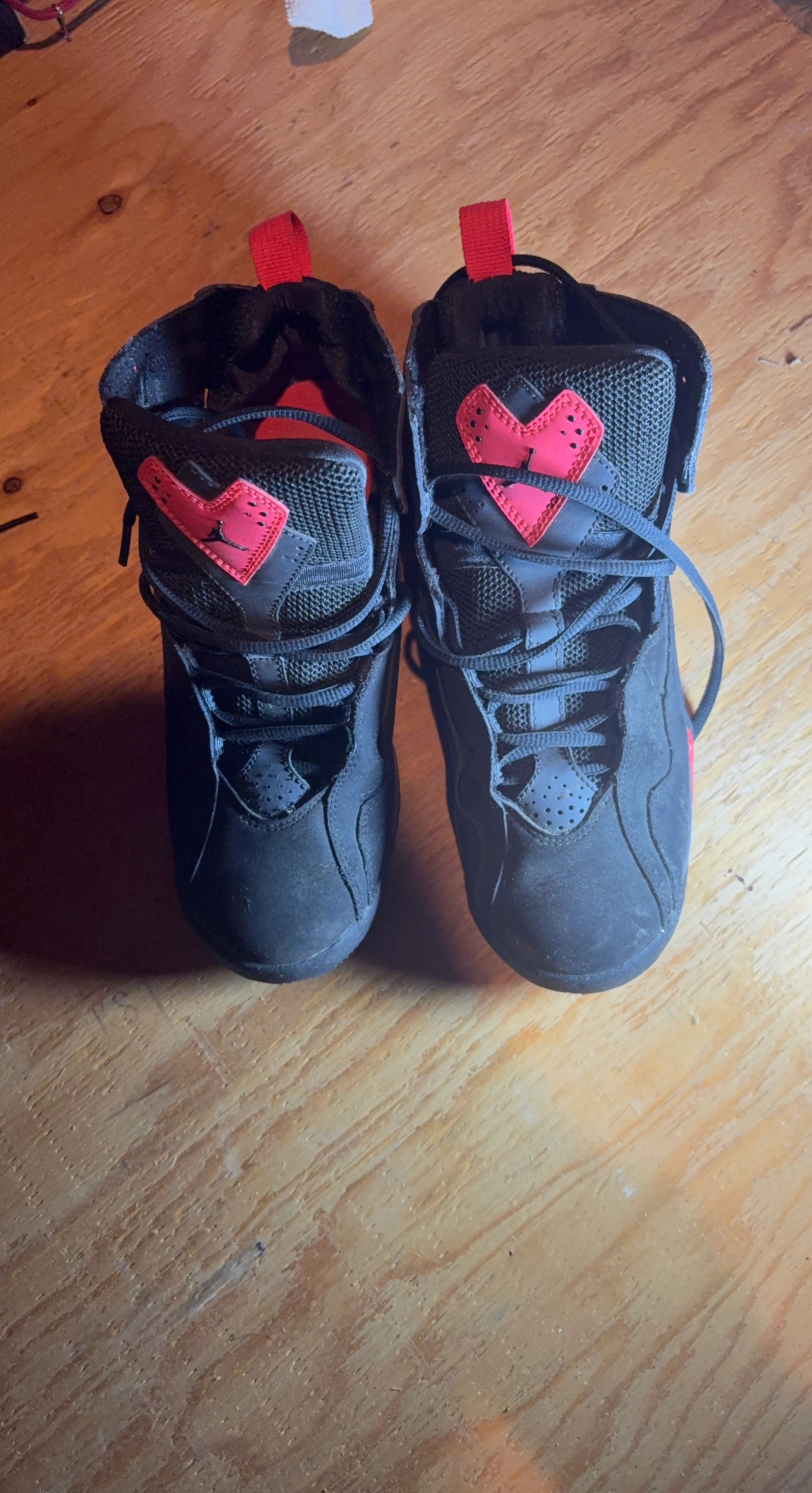 Nike Jordan True Flight Black and Red Sneakers