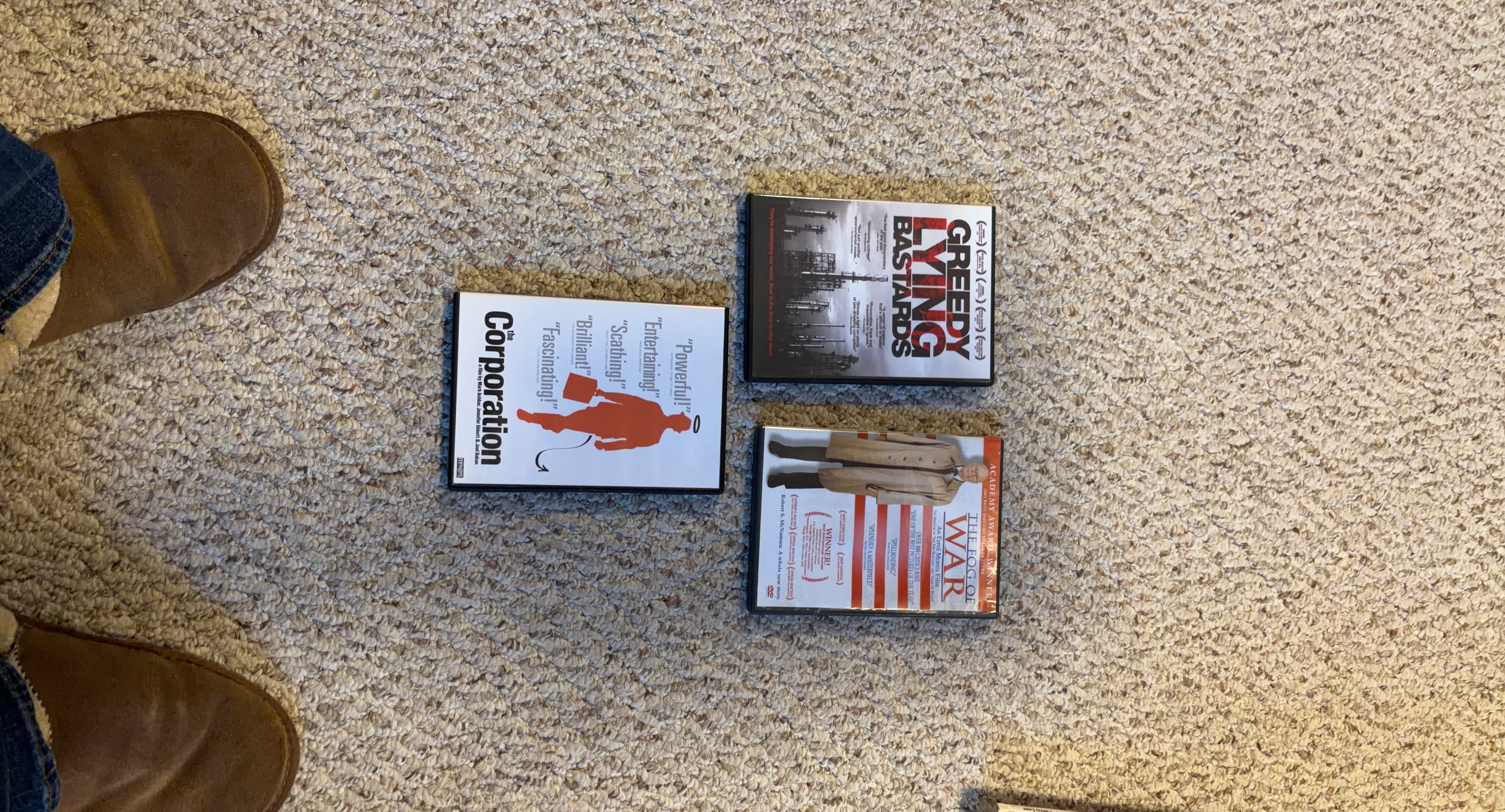 Set of 3 Documentary DVDs