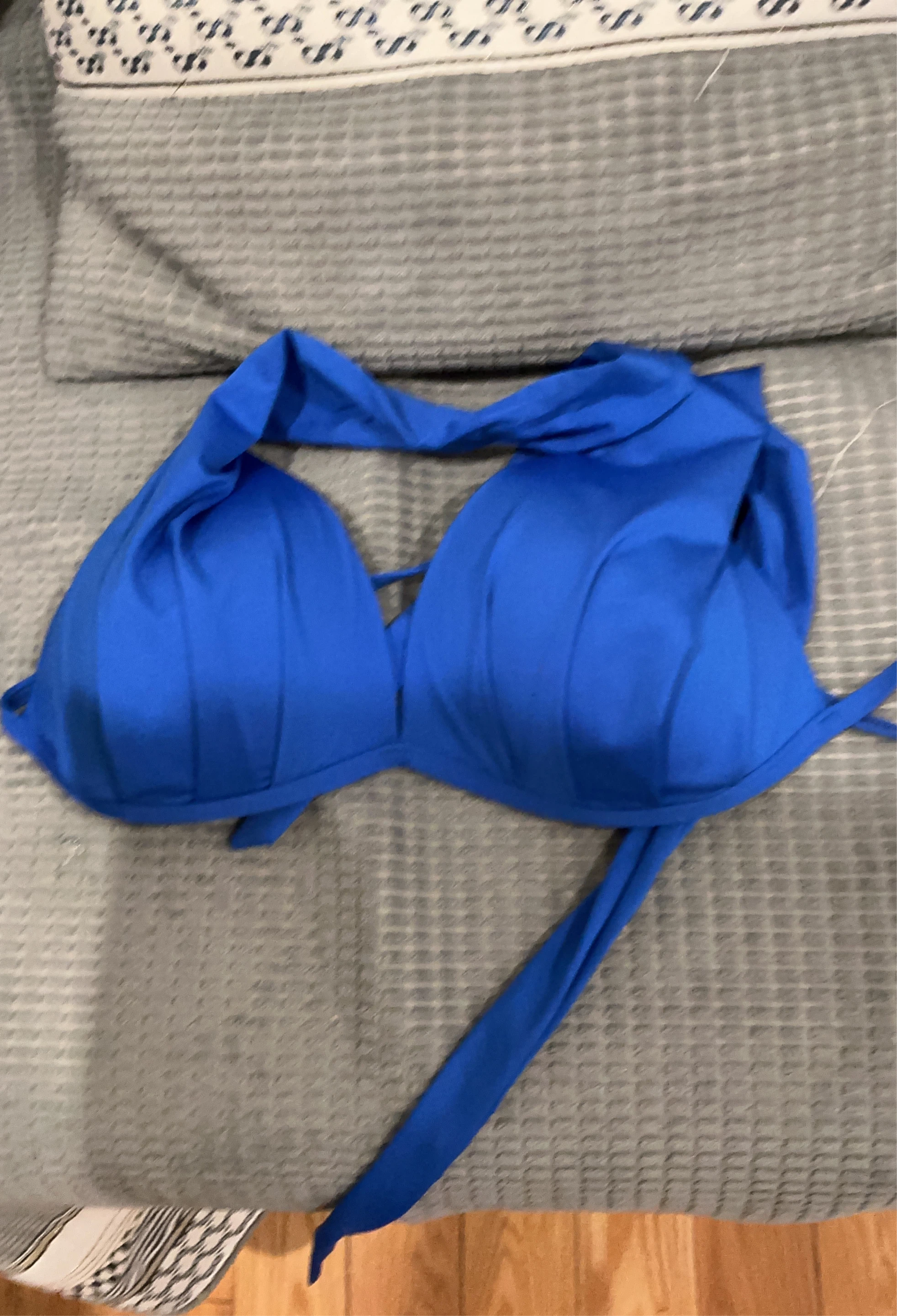 La Vie en Rose Aqua Bikini Top