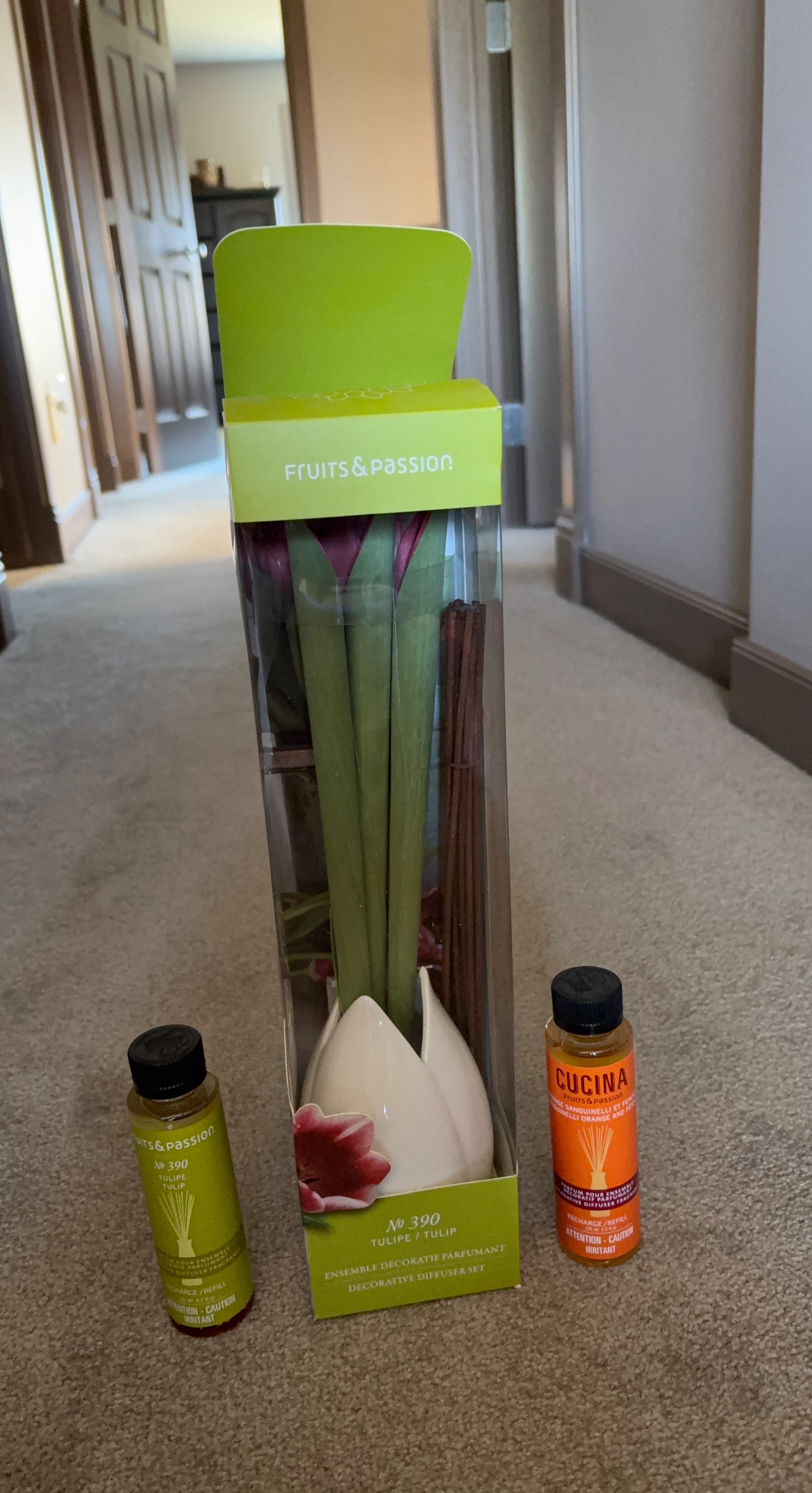 Fruits & Passion No. 390 Tulip Decorative Diffuser Set