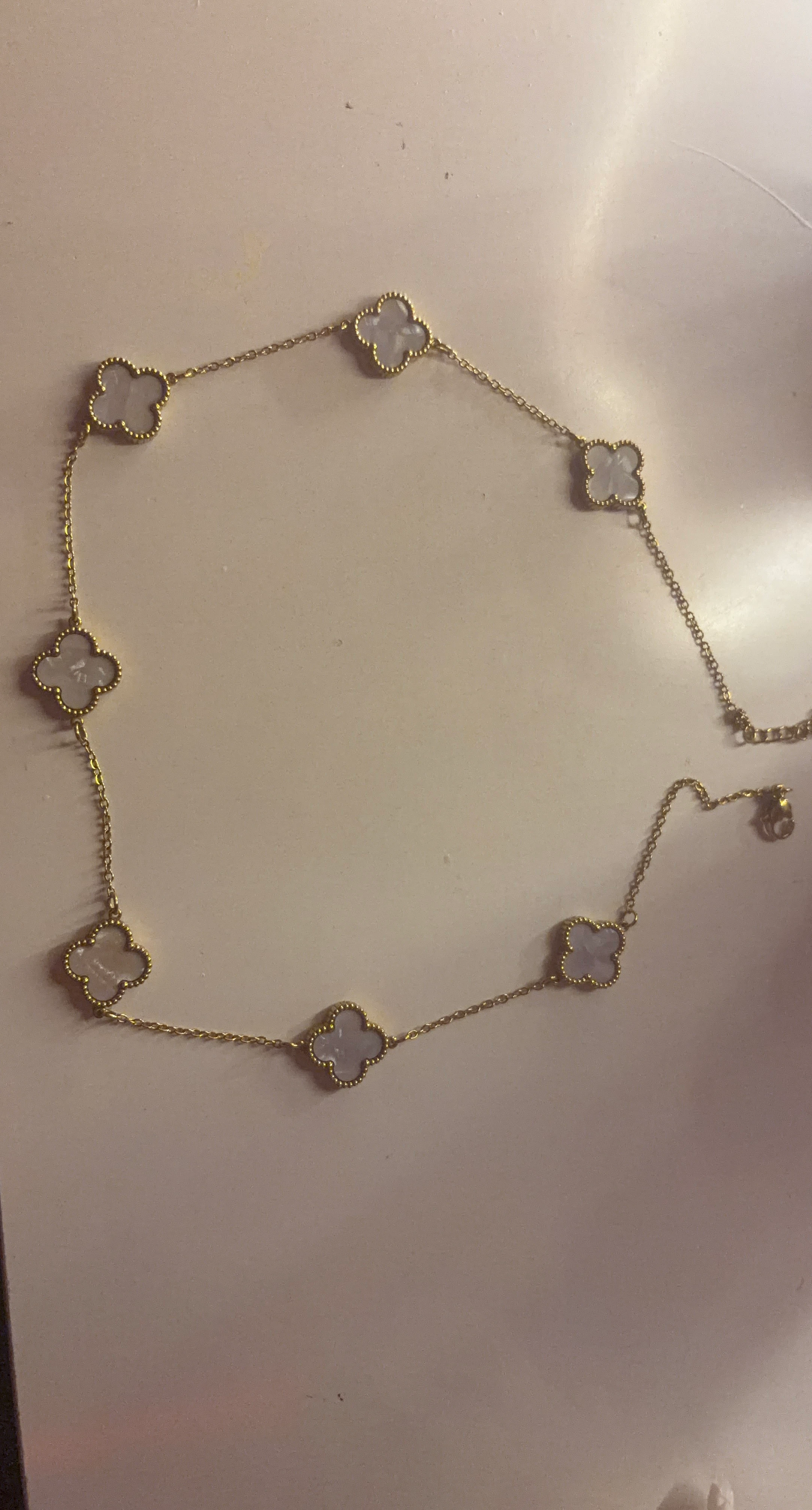 Van Cleef & Arpels Style Clover Necklace
