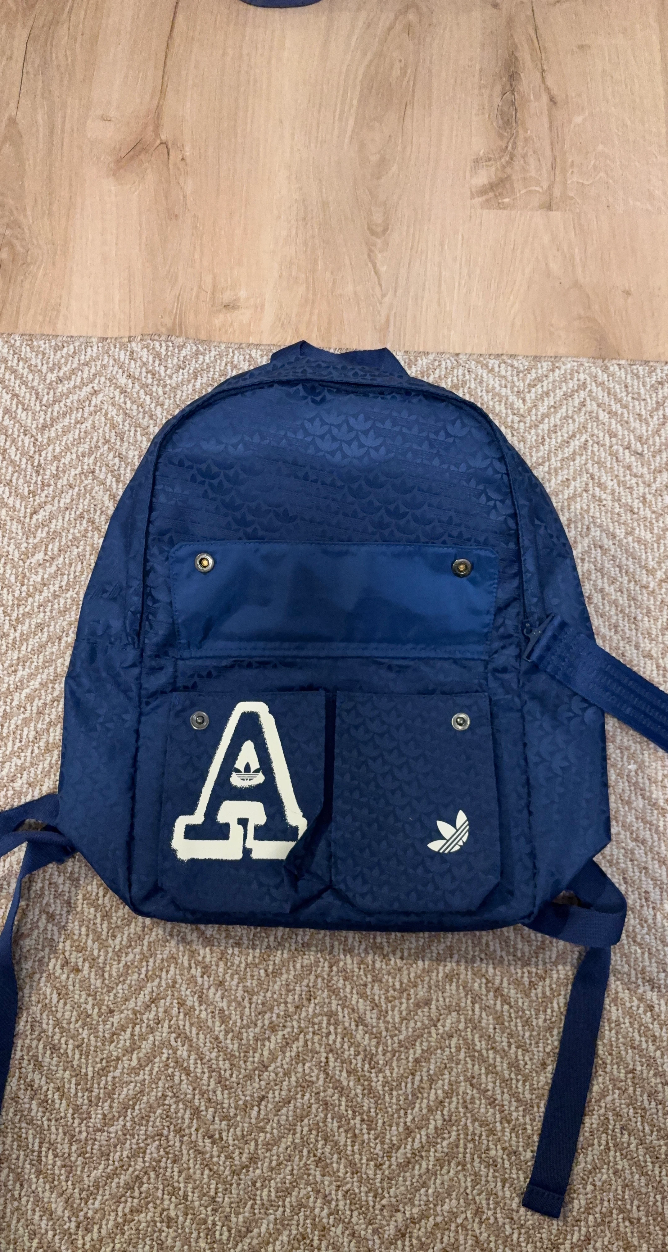 Brand new - Adidas Originals Blue Monogram Backpack