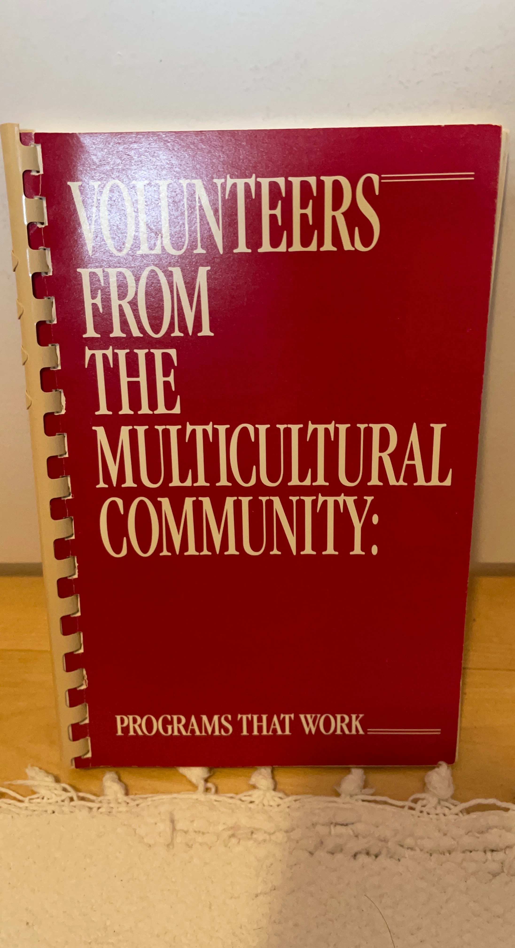 Volunteers from the Multicultural Community Book