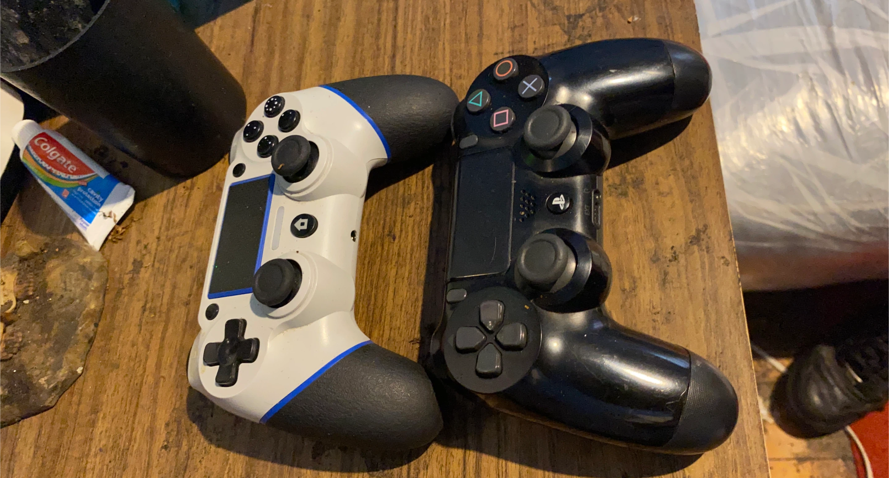 Two PlayStation 4 Controllers