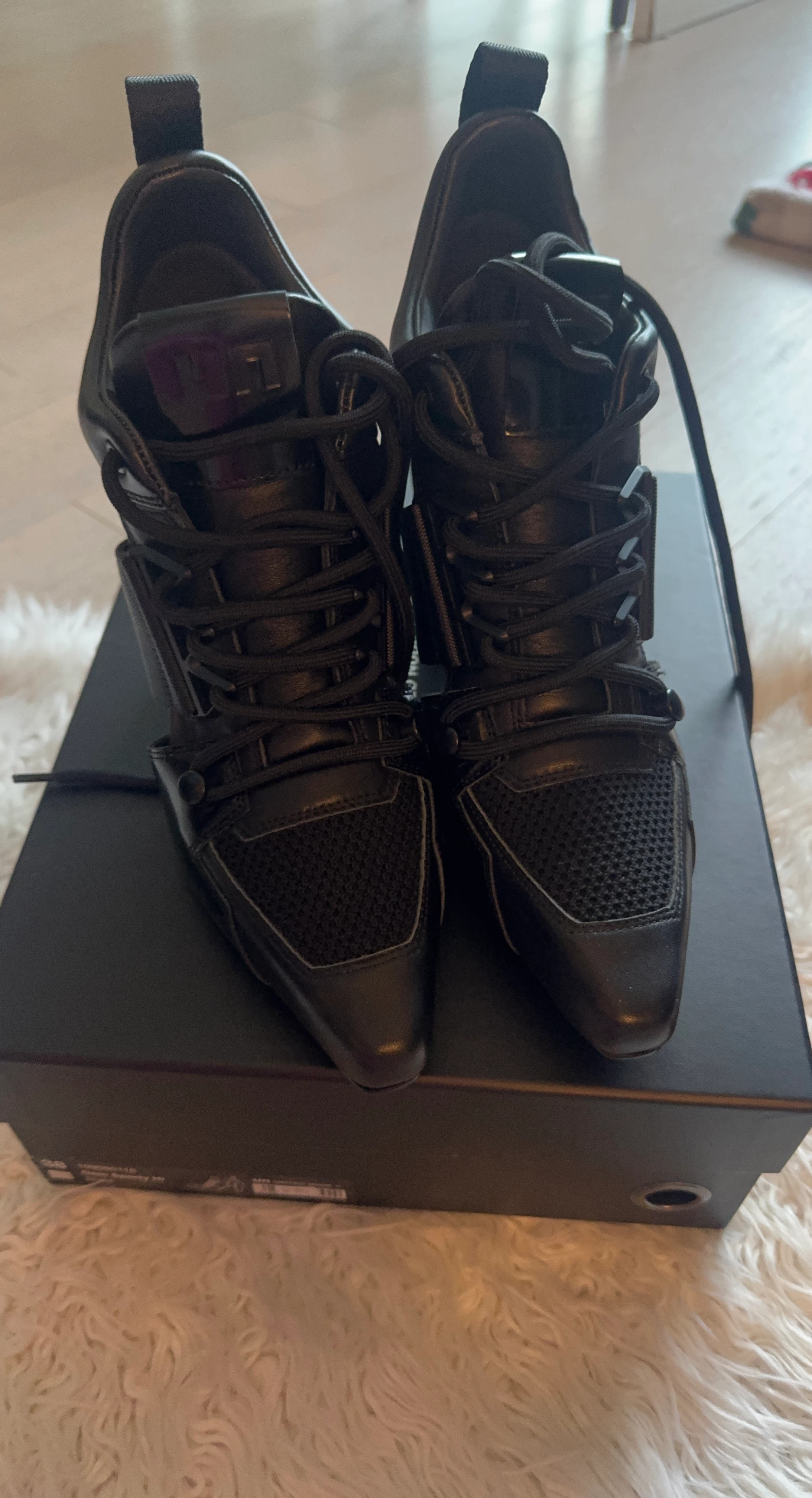 Rick Owens Black Sneakers Size 38