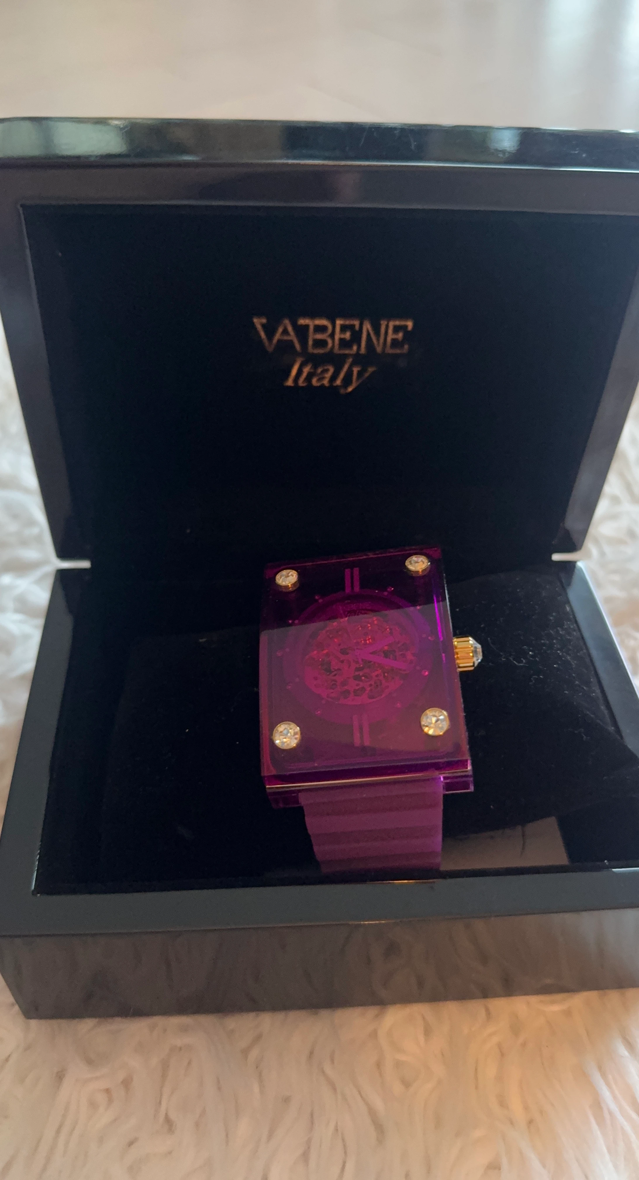Va Bene Italy Purple Watch