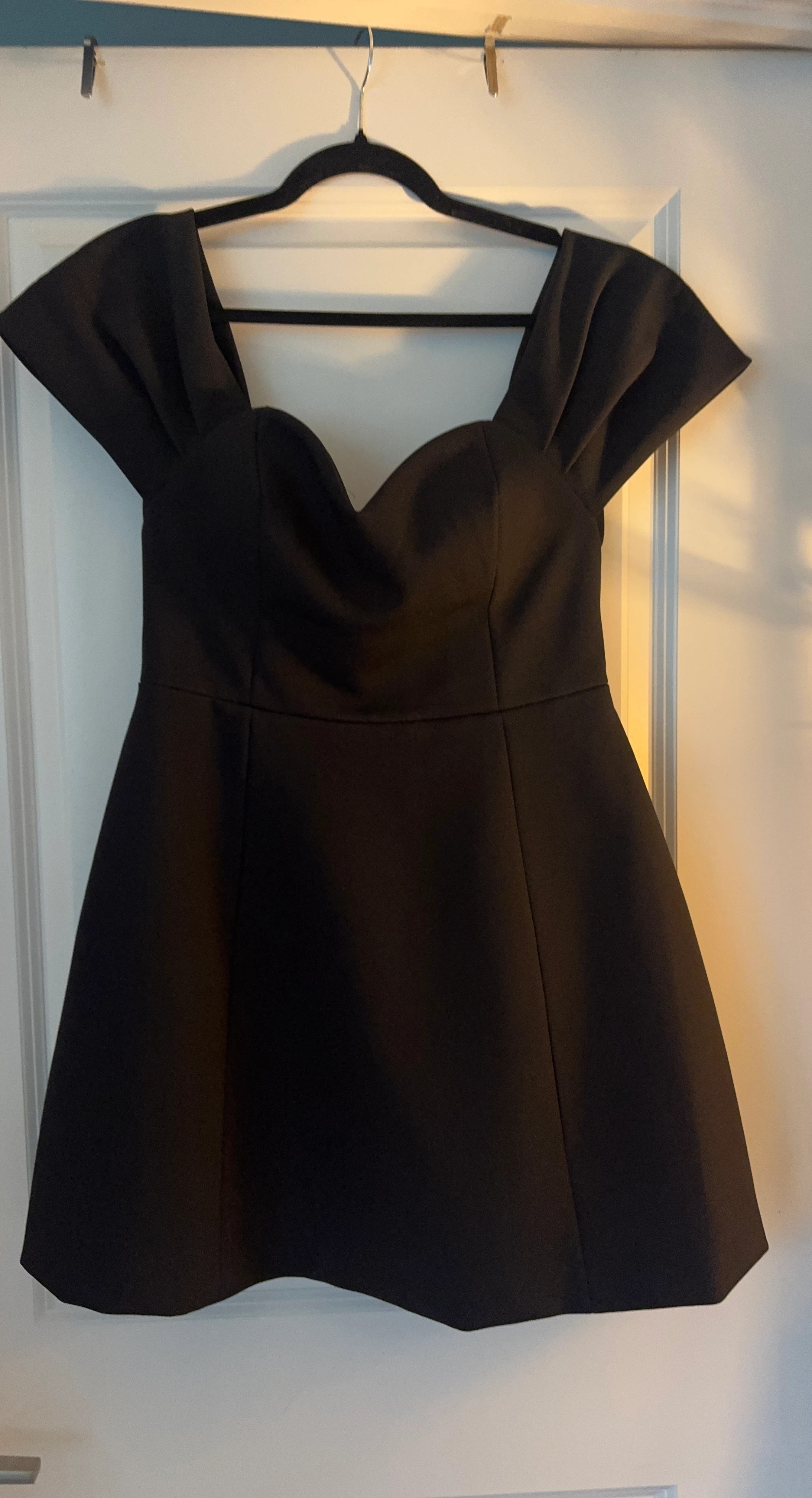 Ever New Black Off-Shoulder Mini Dress