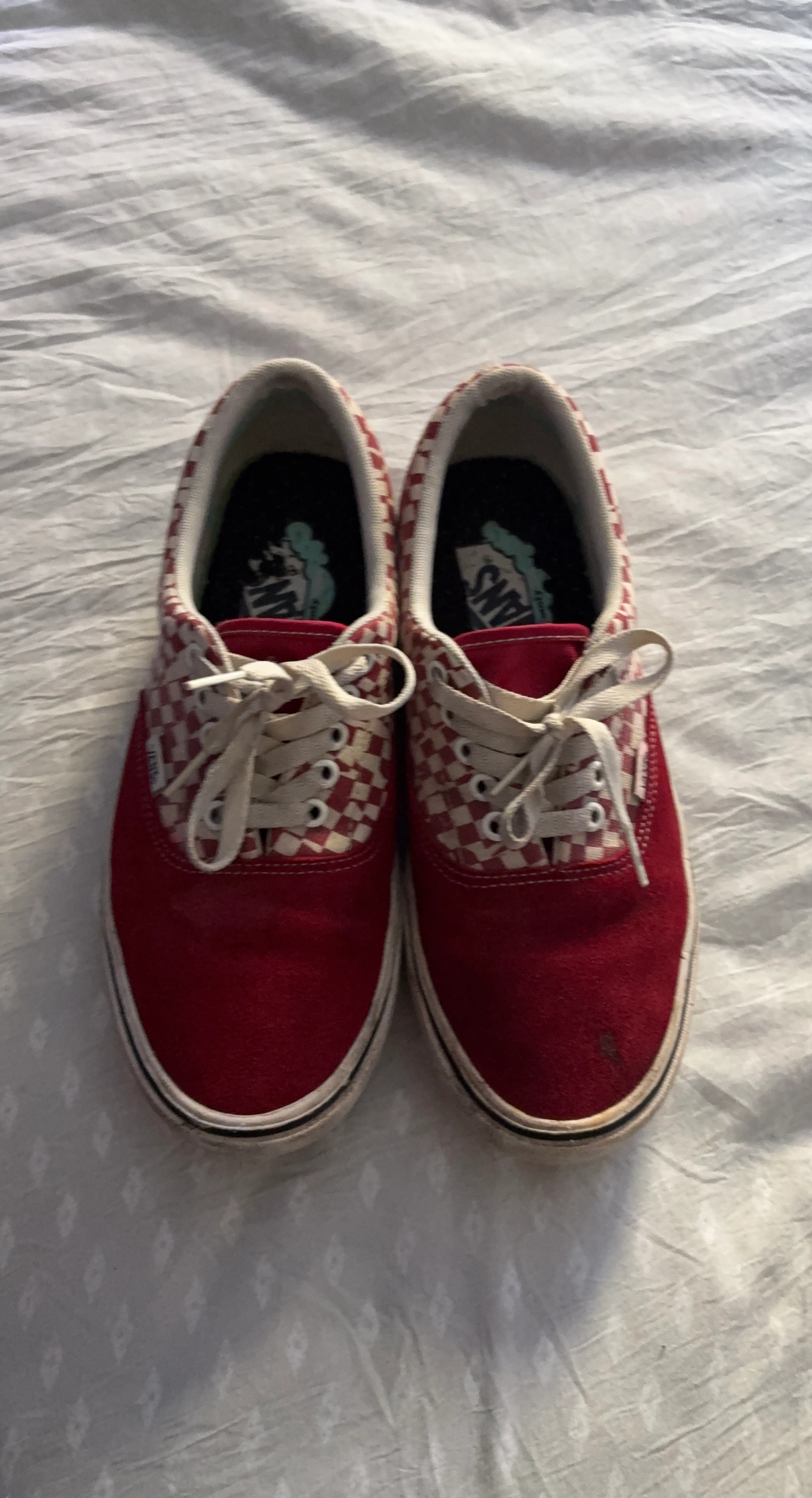 Vans Red Checkered Sneakers