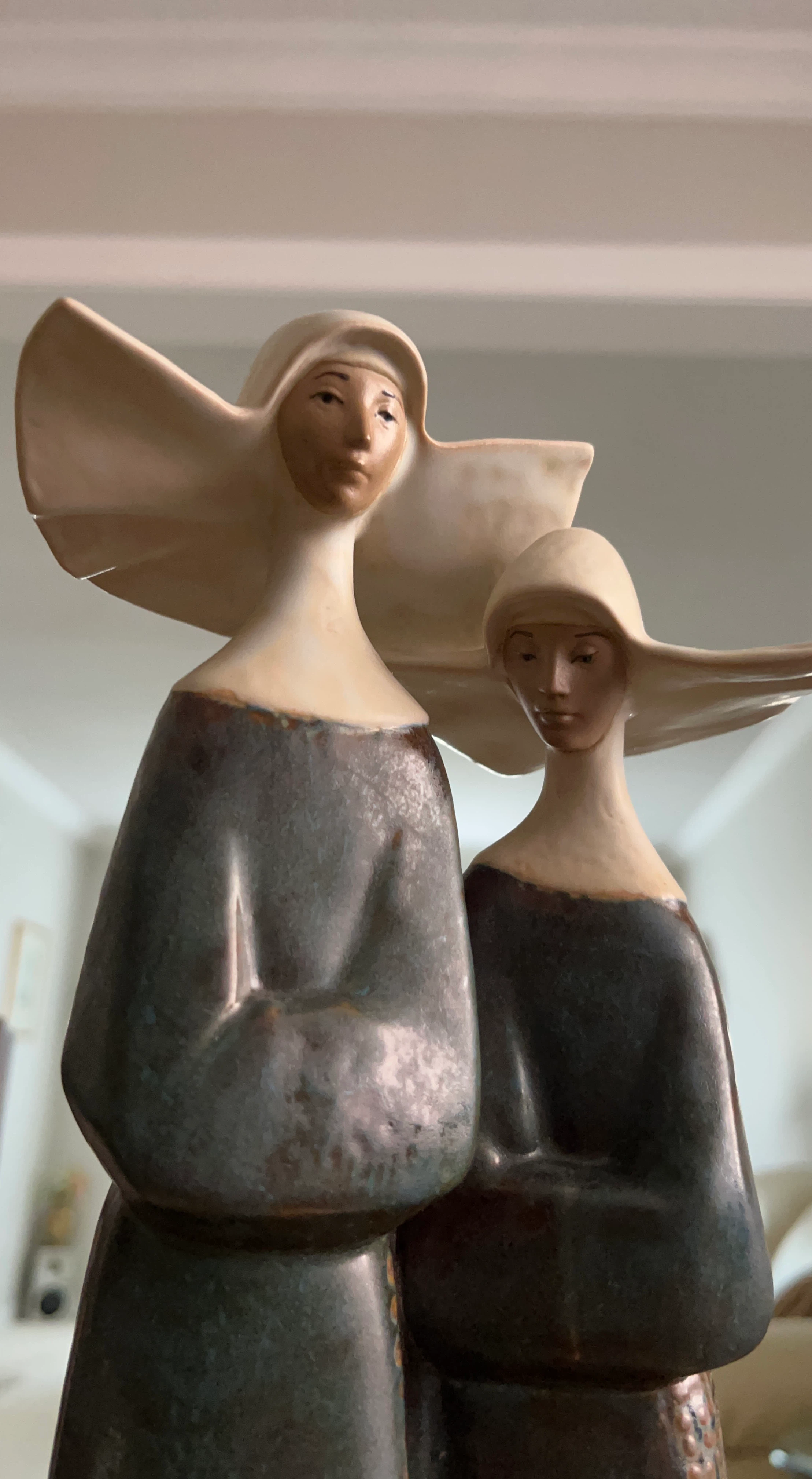 Ceramic Nun Figurines - LLADRO