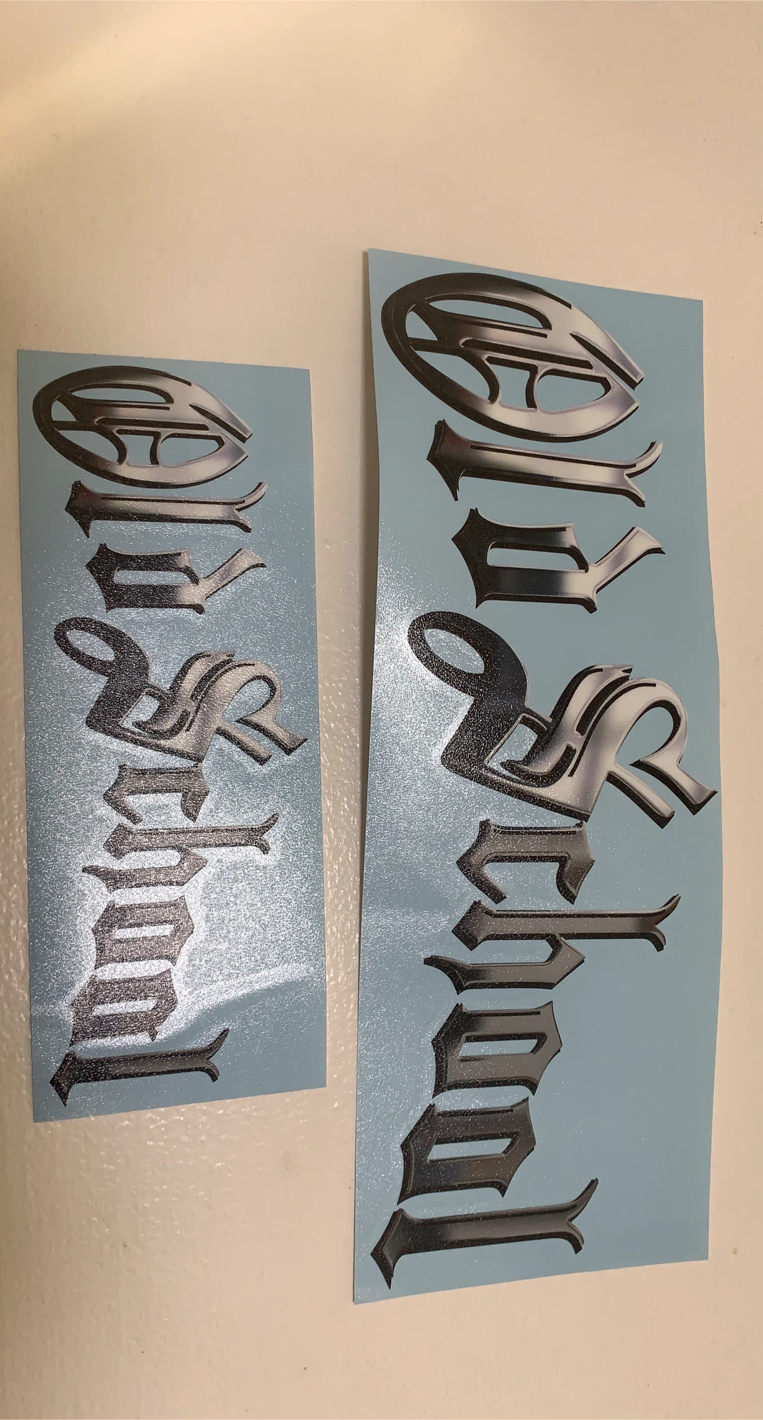 Two Old School Decals