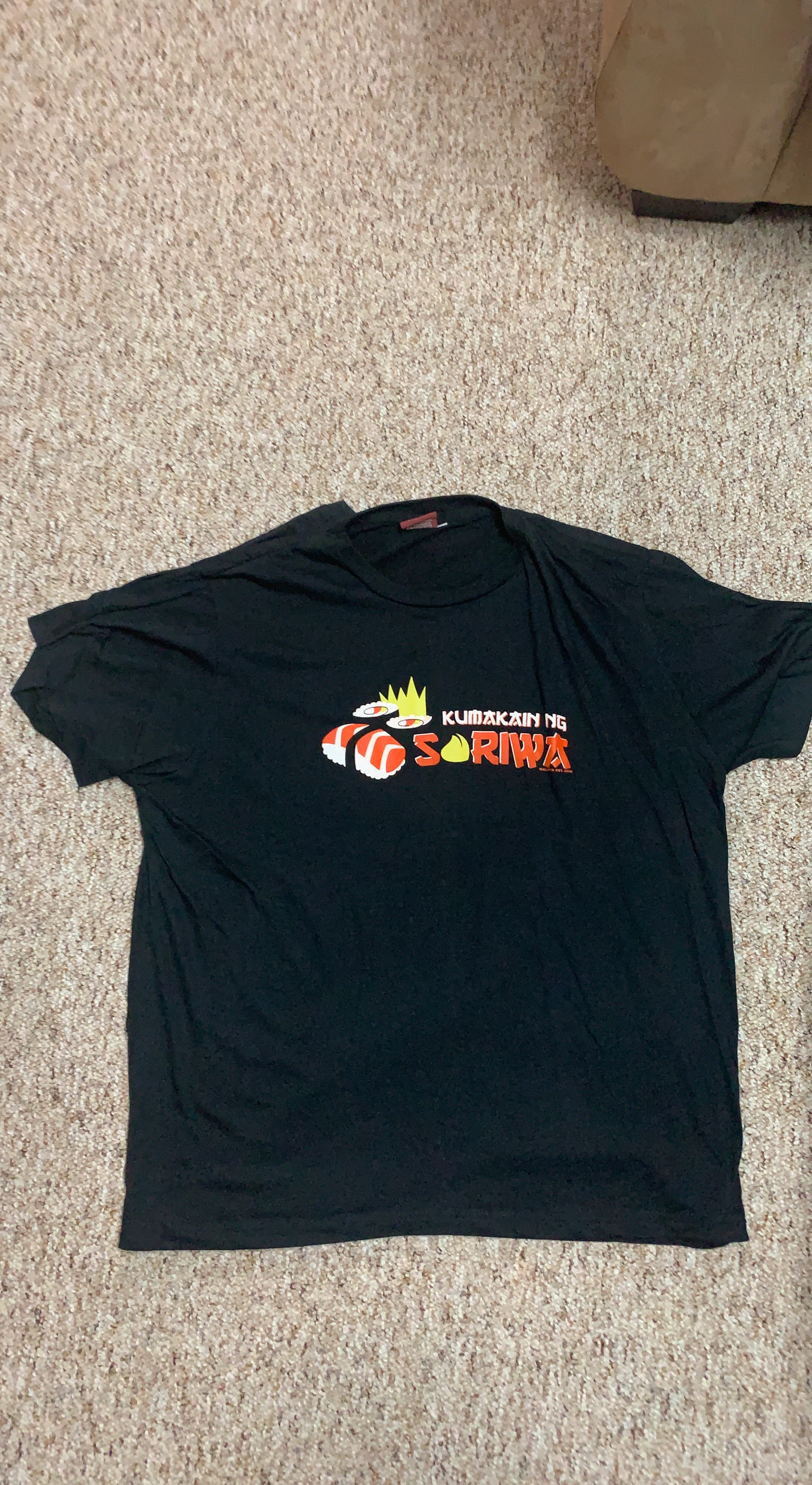 Philippines Kumakain Ng Soriwa Black Graphic T-Shirt
