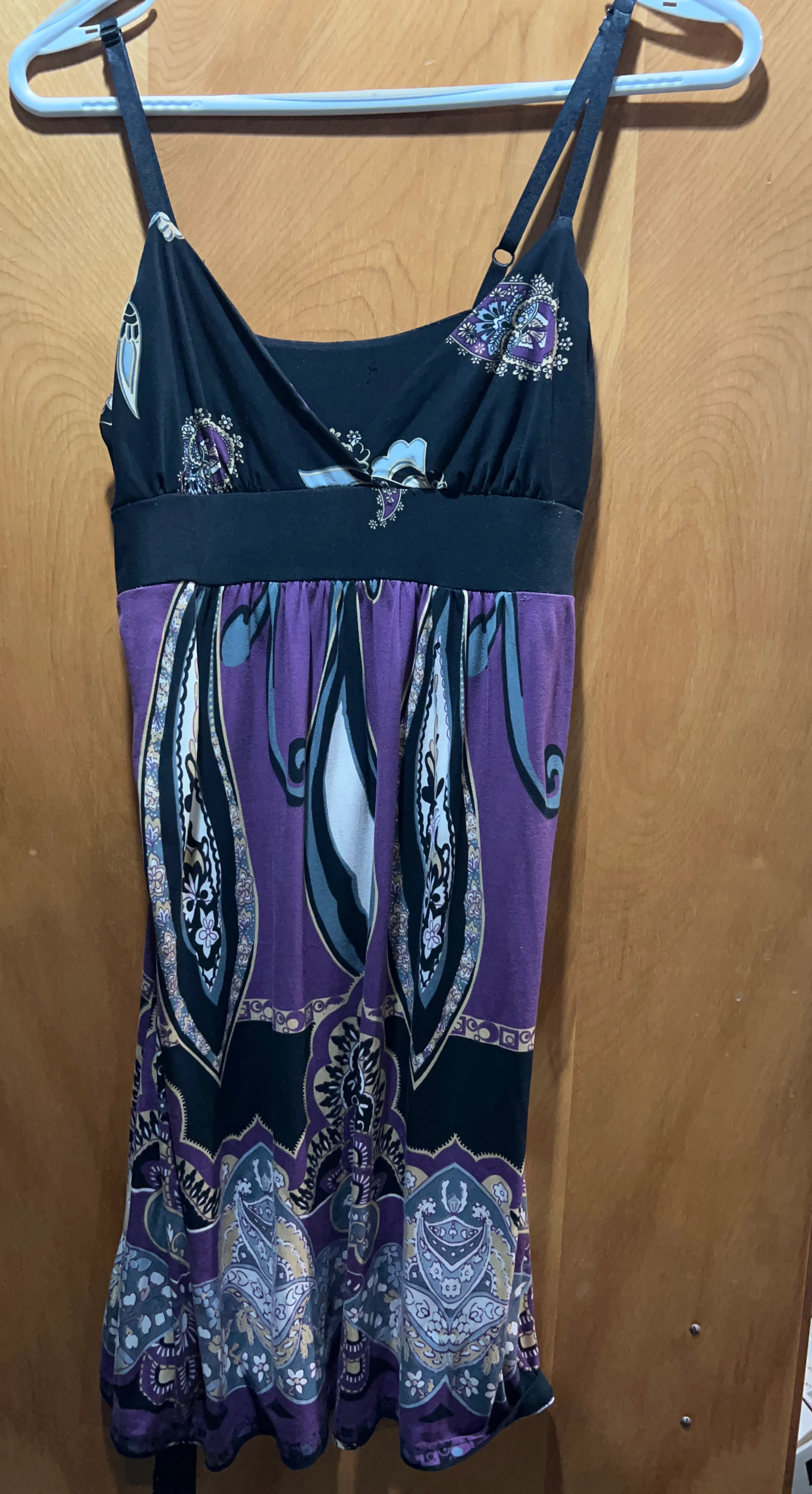 Women's Paisley Short Print Maxi Dress - photo 4
