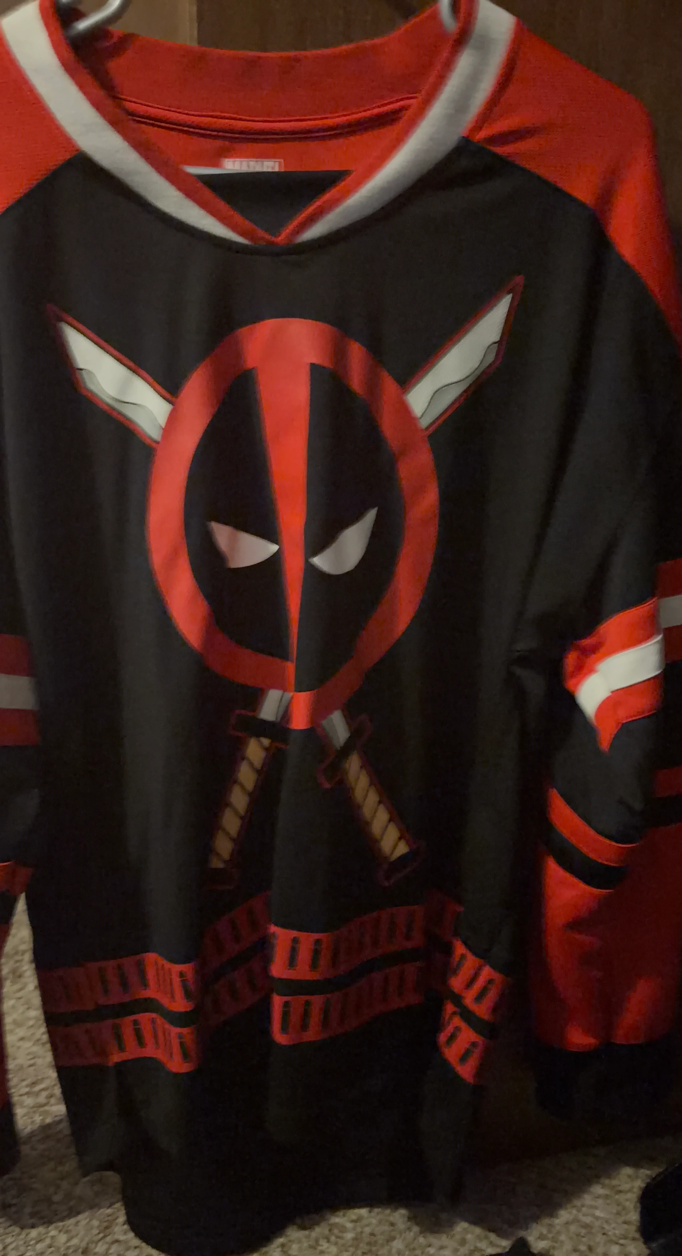 Marvel Deadpool Hockey Jersey