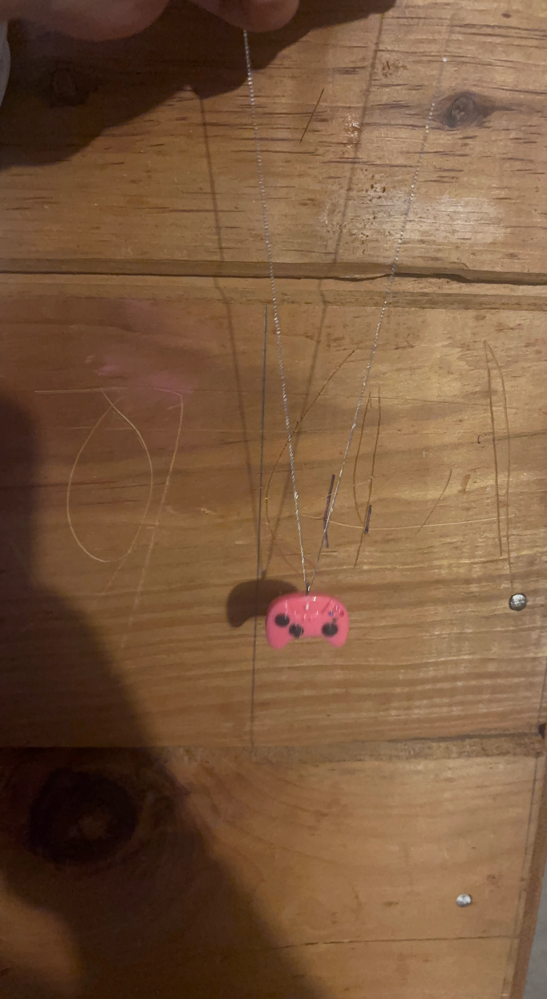 Pink Controller Necklace