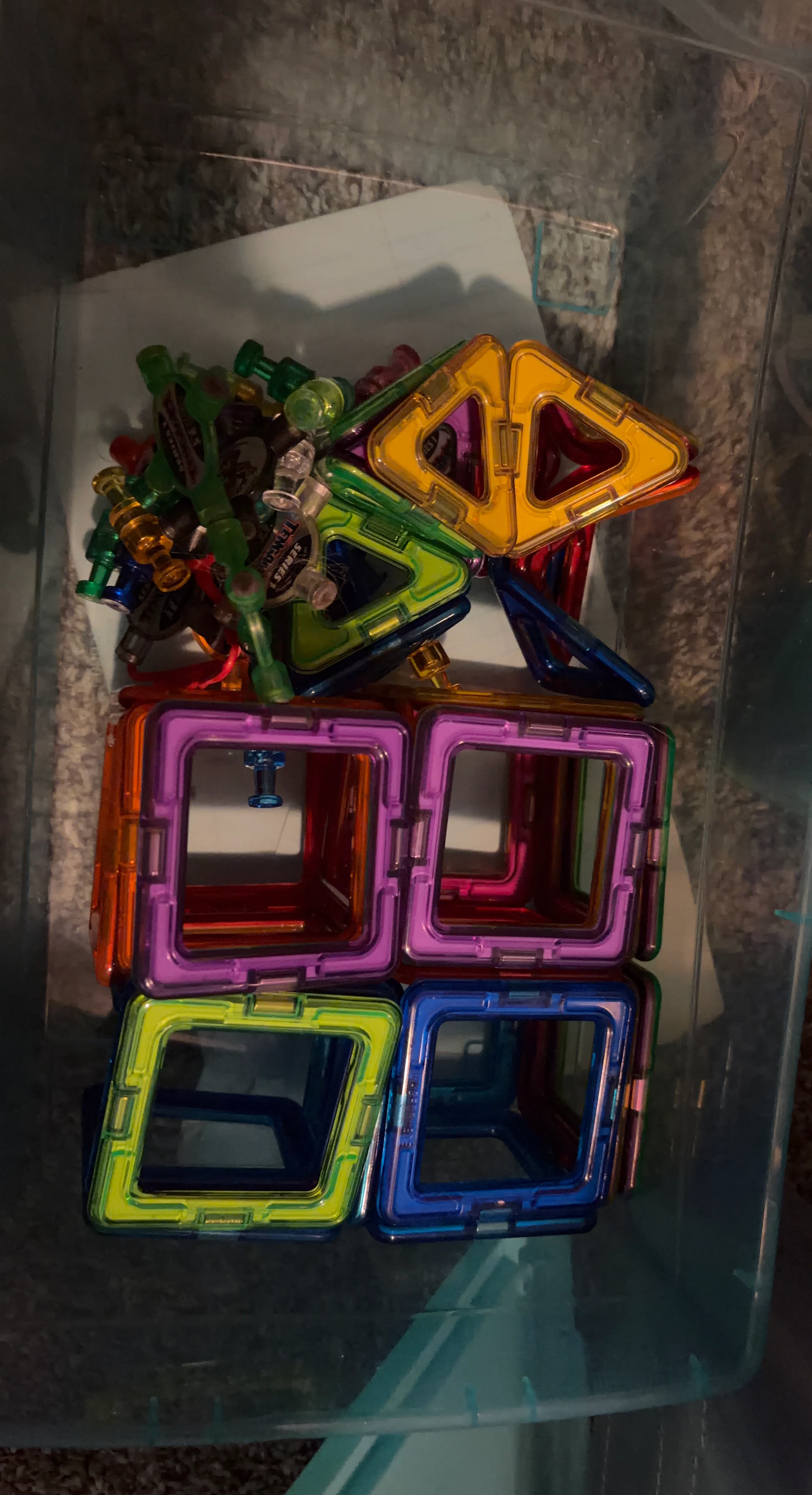 Magnetic Building Tiles Set