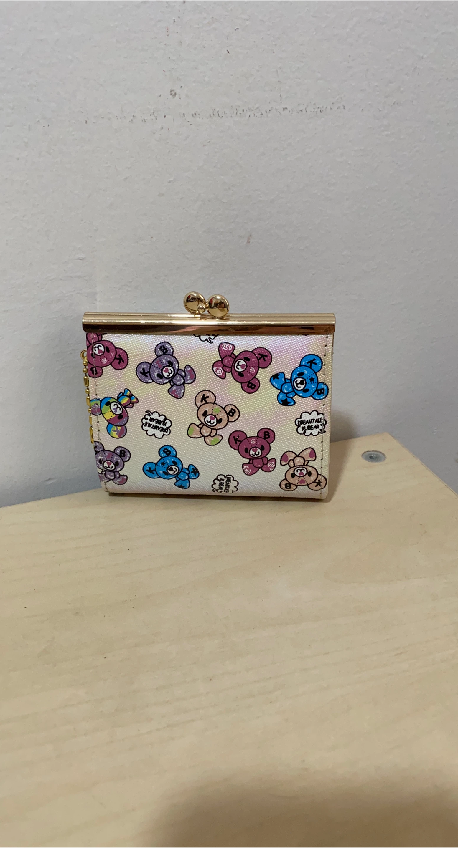Bear Patterned Coin Purse