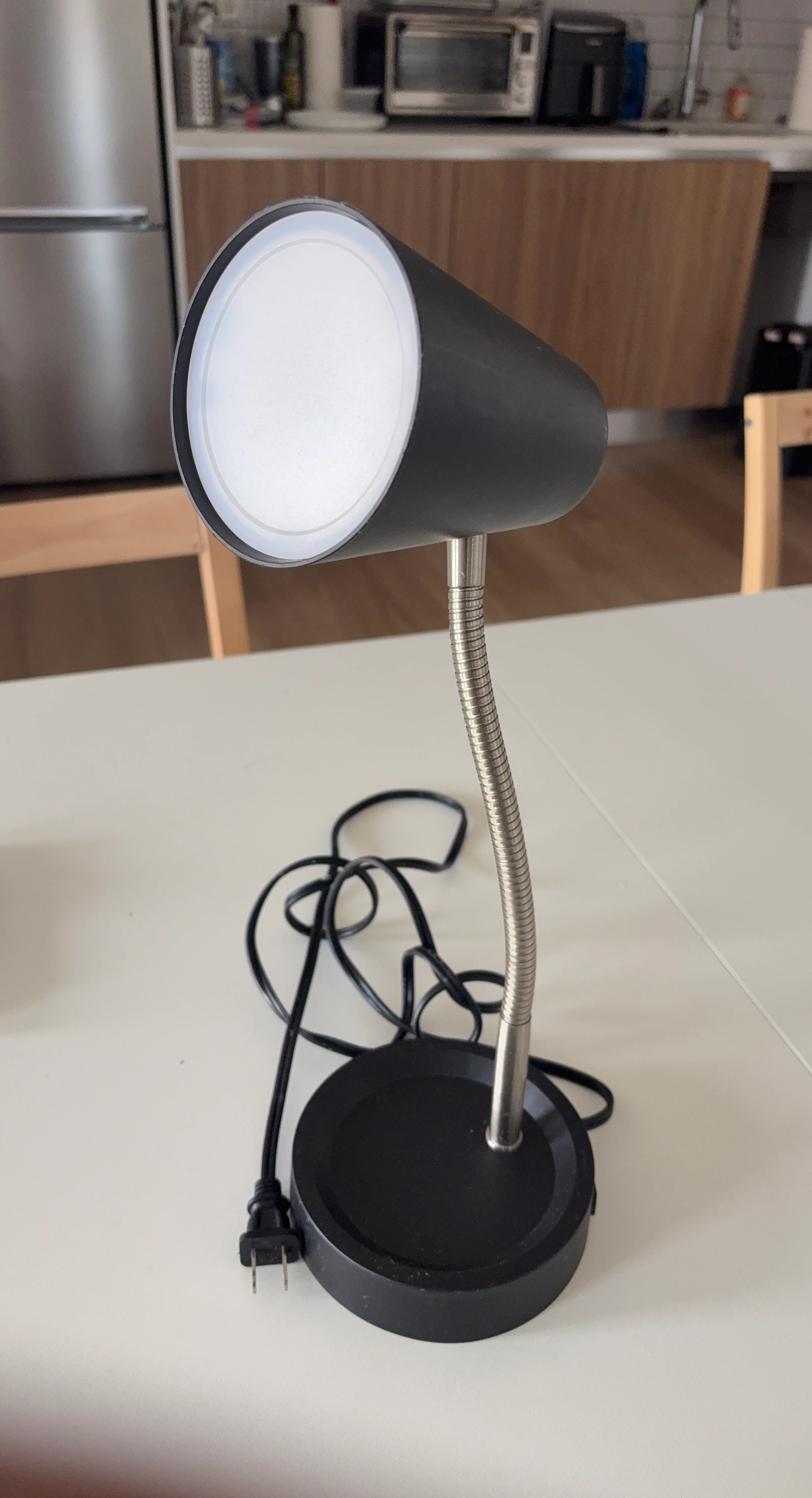 Black Flexible Neck Desk Lamp