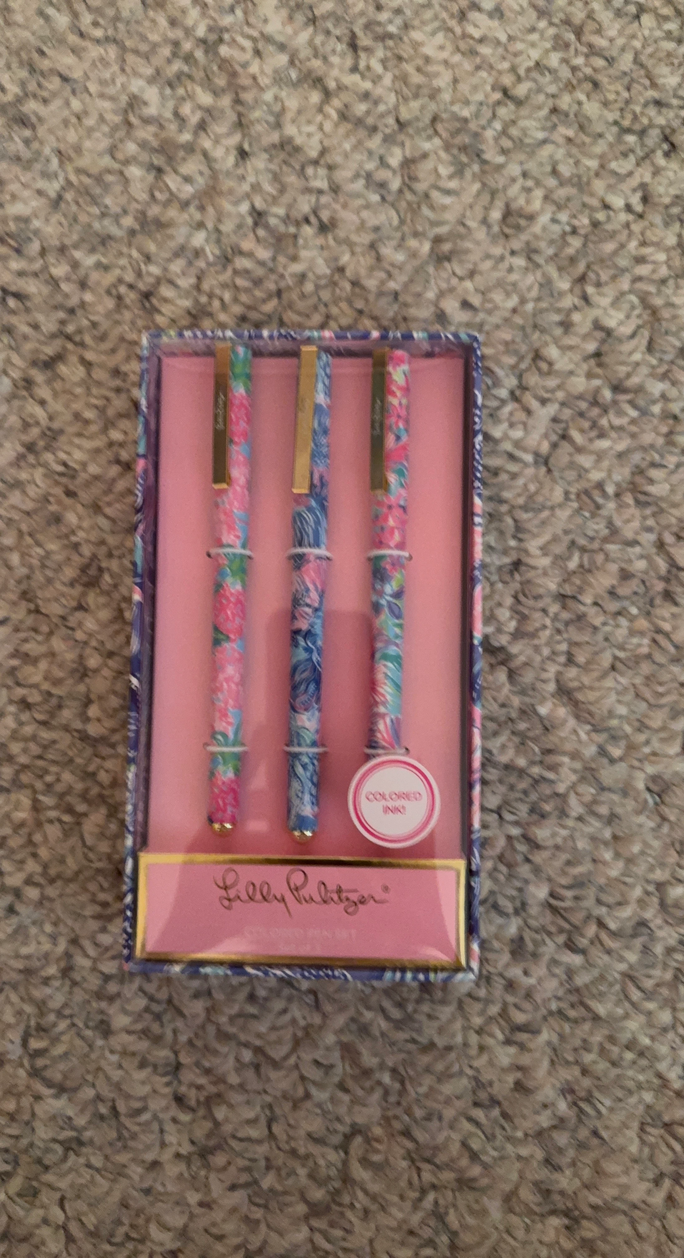 Lilly Pulitzer 3-Piece Colored Pen Set - photo 2