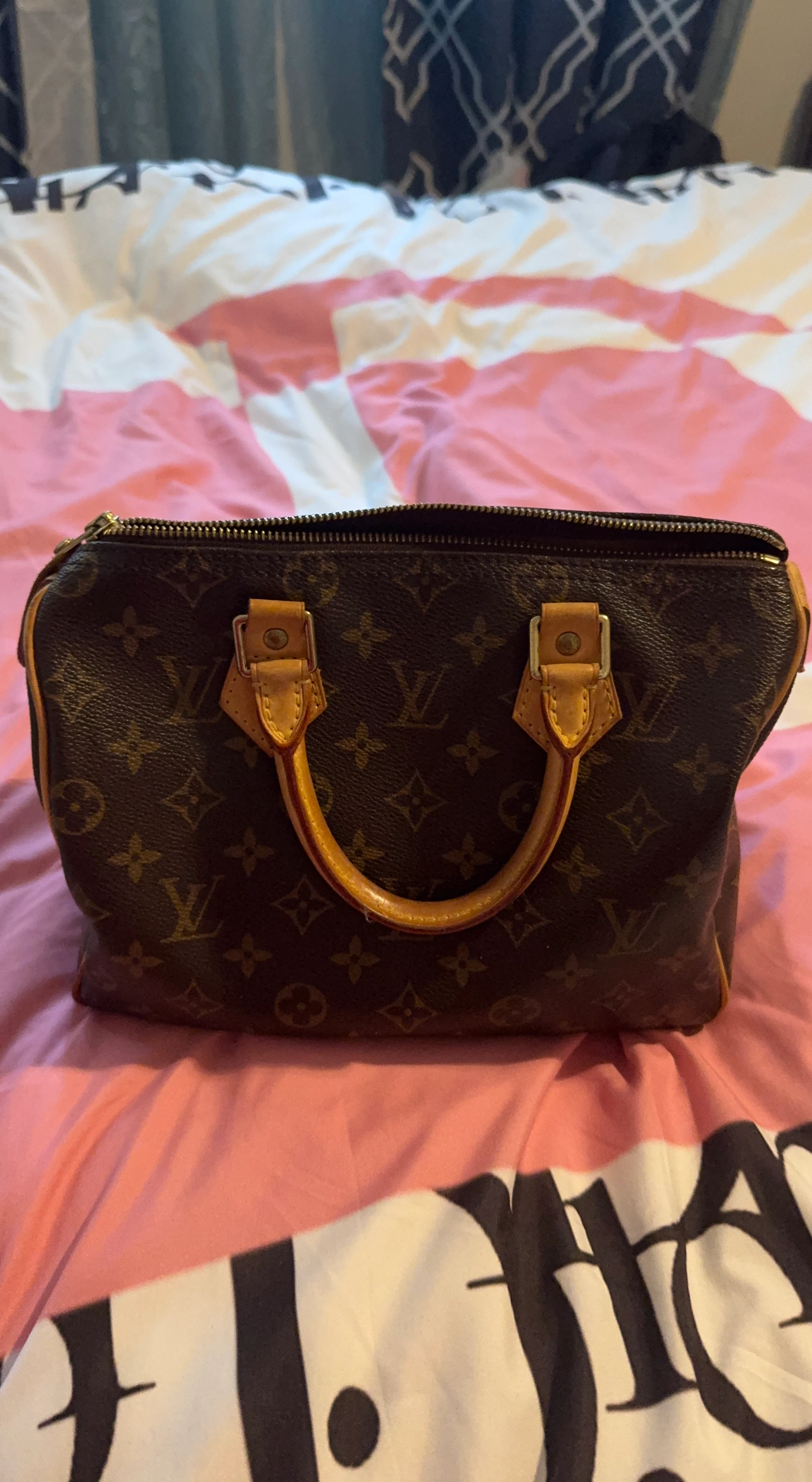 Louis Vuitton Speedy 25 Monogram Canvas Handbag